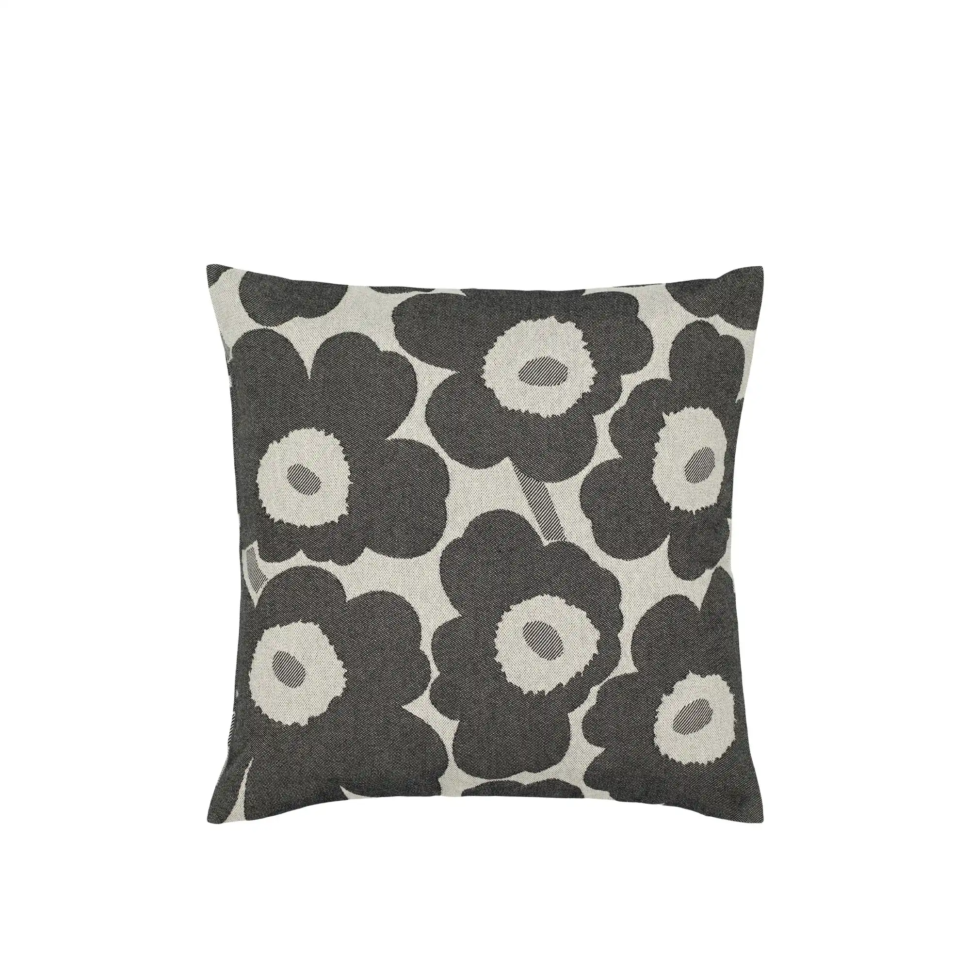 Pieni Unikko putetrekk 47x47 cm off white, charcoal, sand