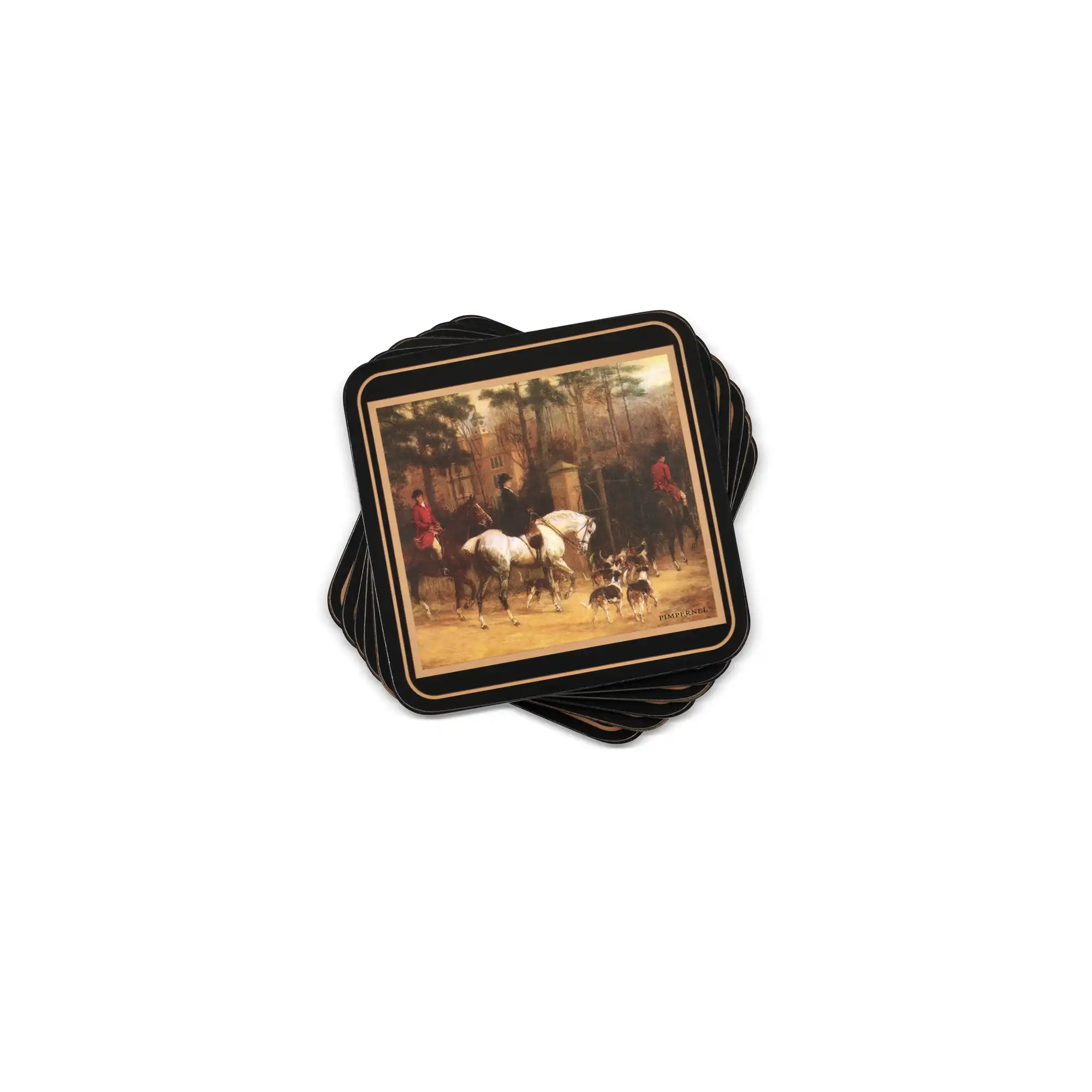 Tally Ho coasters 6-pack