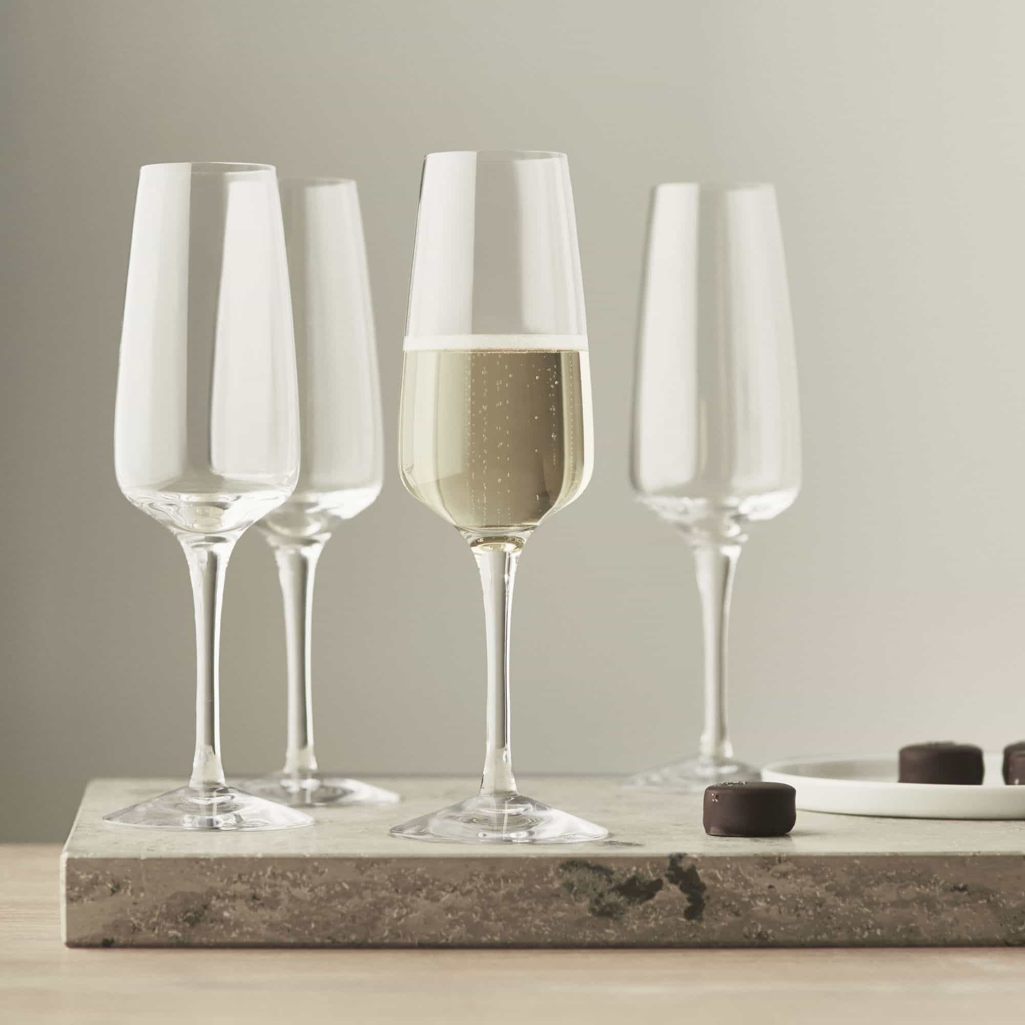 Puls champagneglass 28 cl 4-pakning