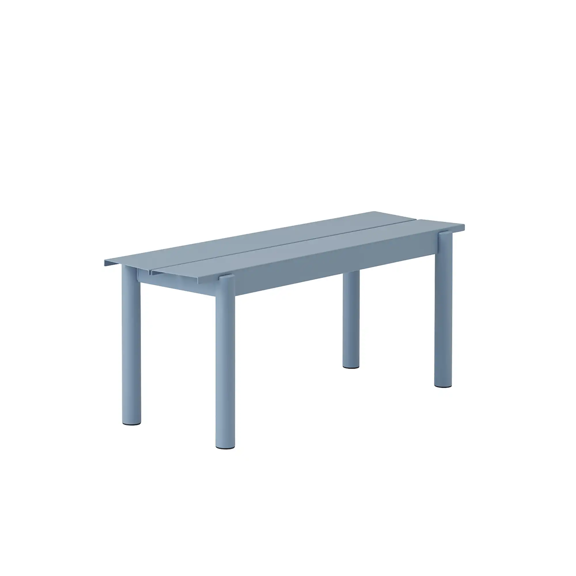 Linear Steel Bench 110 cm Pale Blue