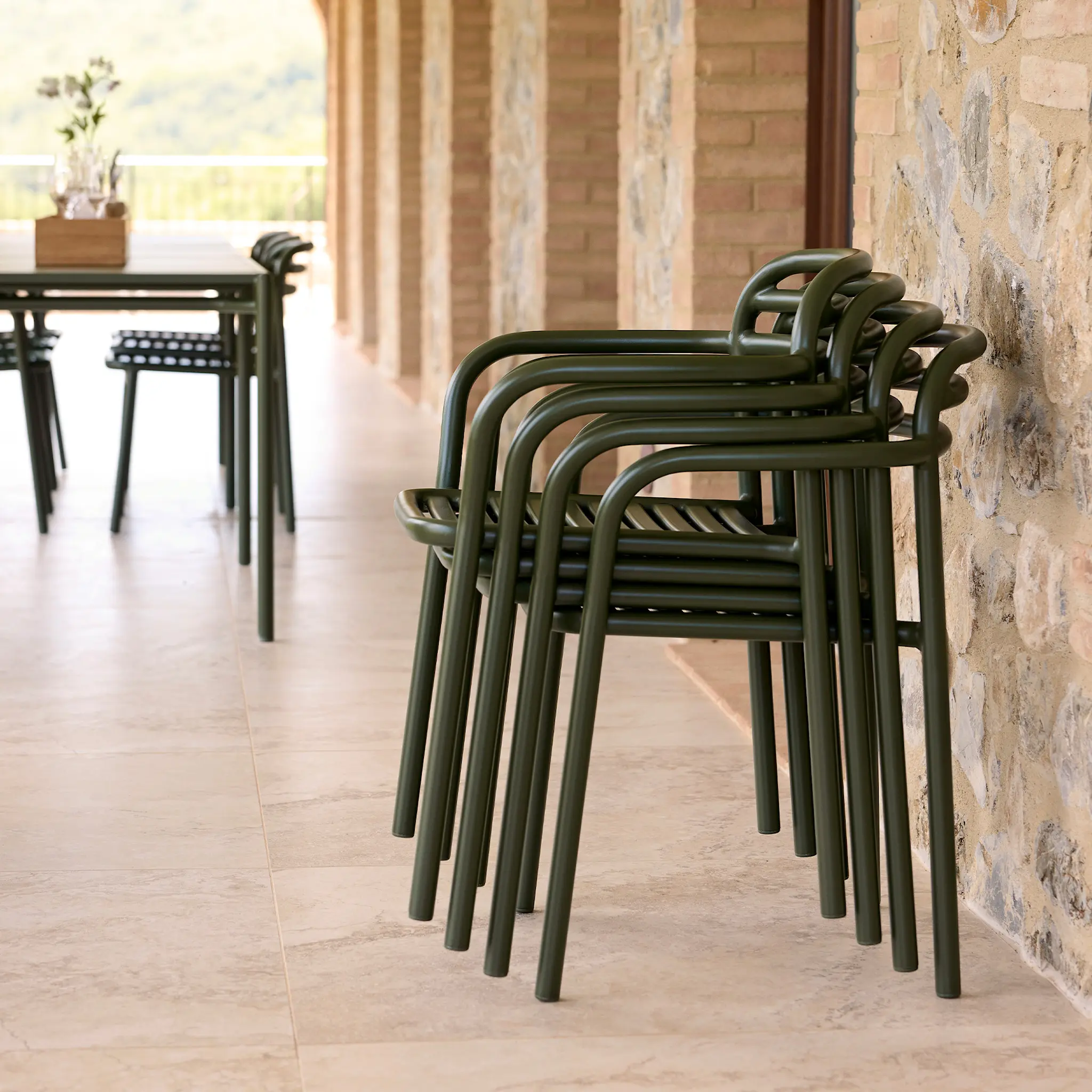 Bliss stol med armlener - Beige