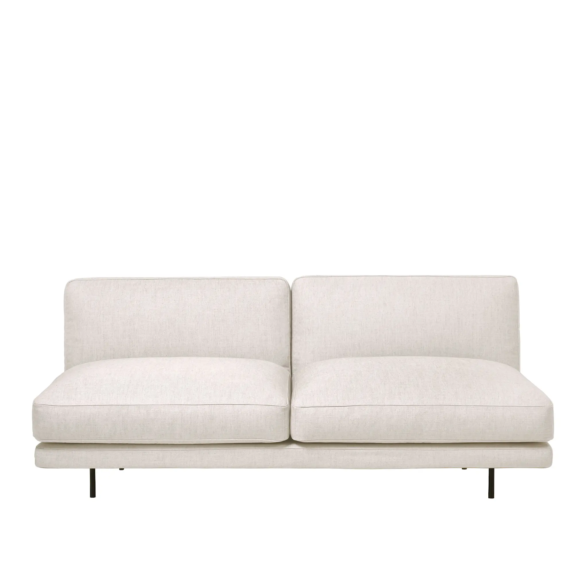 Flaneur 2-seters sofa Matt Black