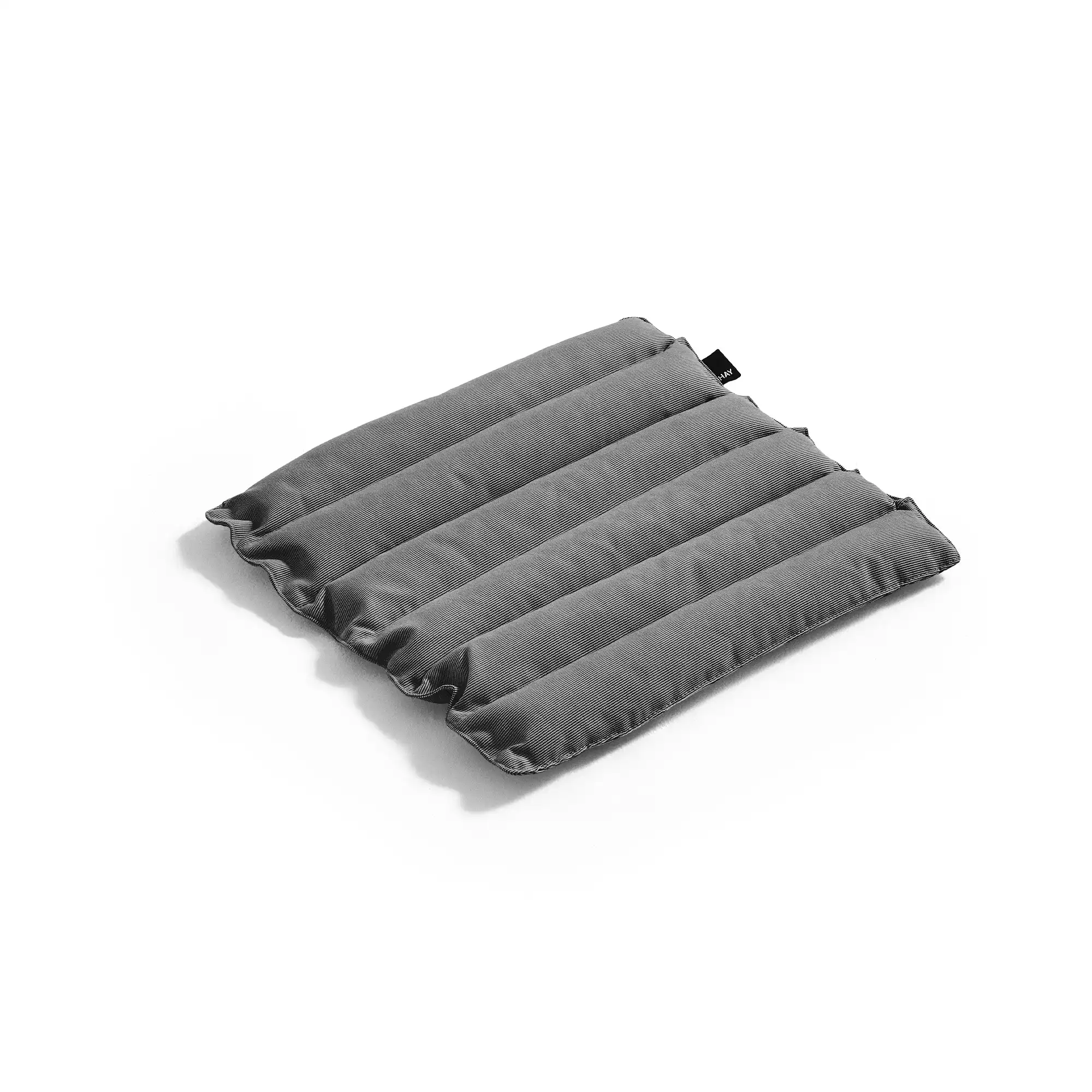 Vattert setepute for Traverse Stool Svart pepper tekstil