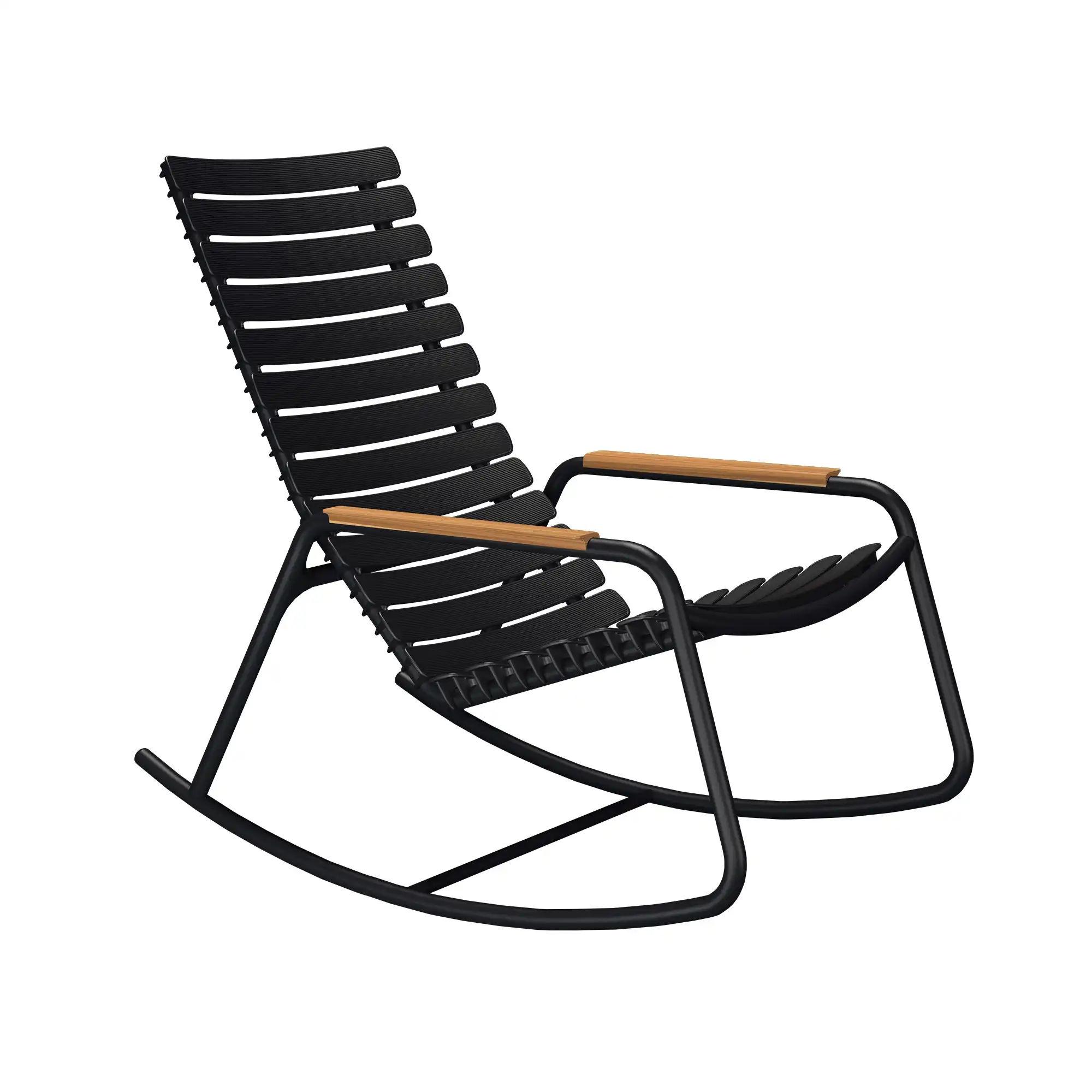 ReCLIPS Rocking Chair Bamboo Armrest - Black