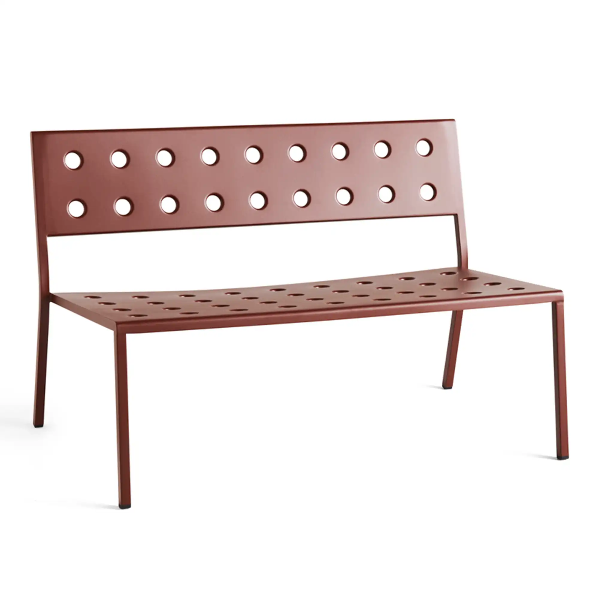 Balcony Lounge Bench / Iron Red