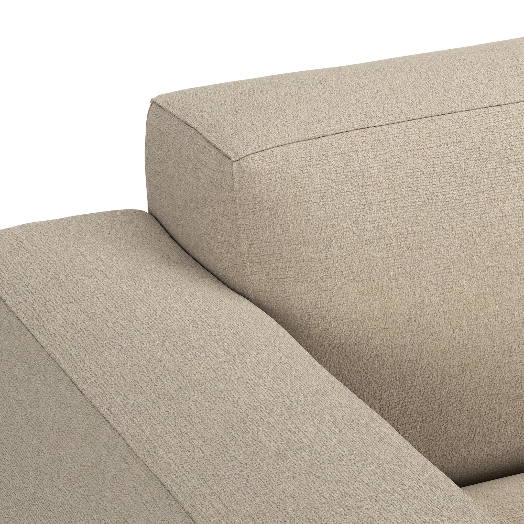 Brick 2-seters sofa sjeselong åpen ende høyre