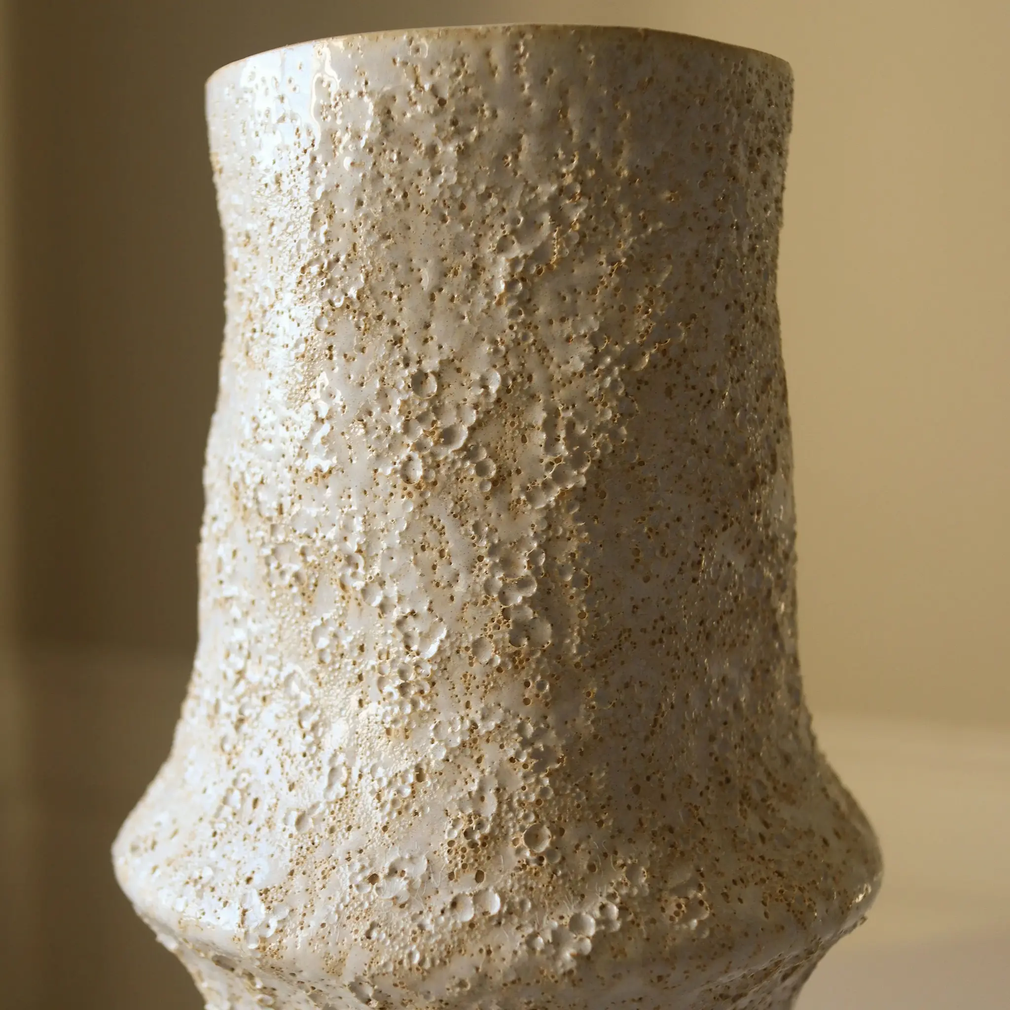 Large Ceramic Earth vase grey