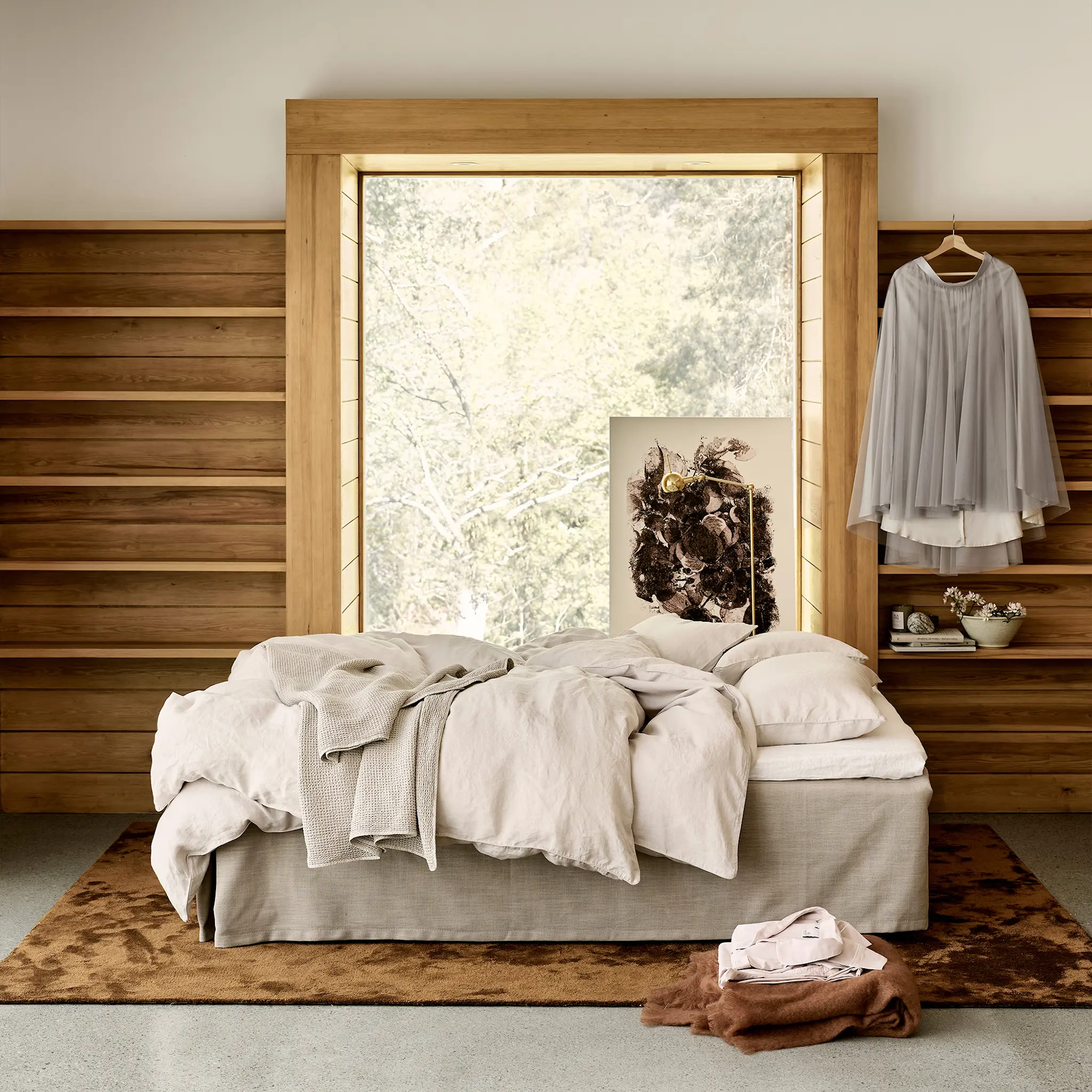 Venezia Linen Nature sengeteppe