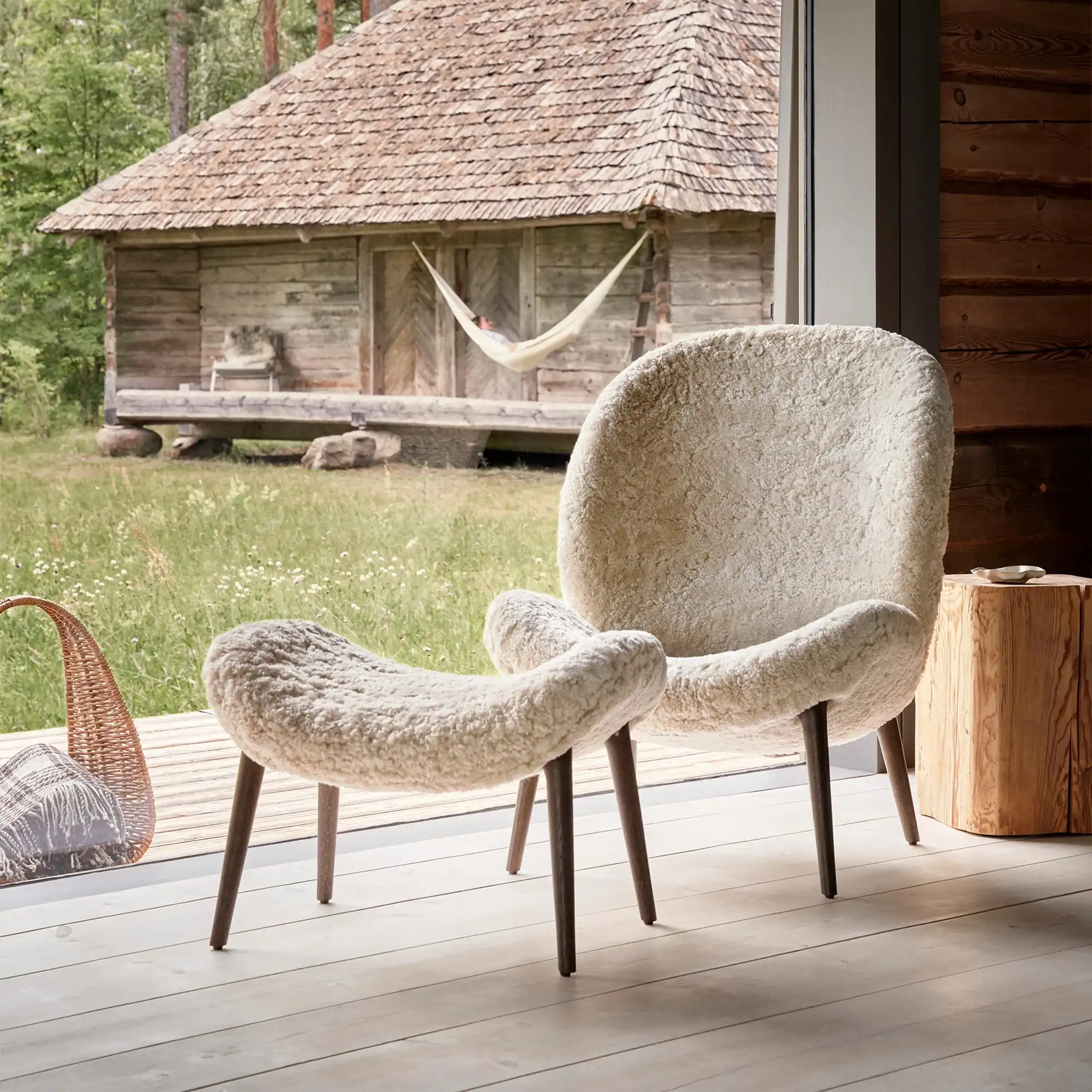 Lodge fotskammel