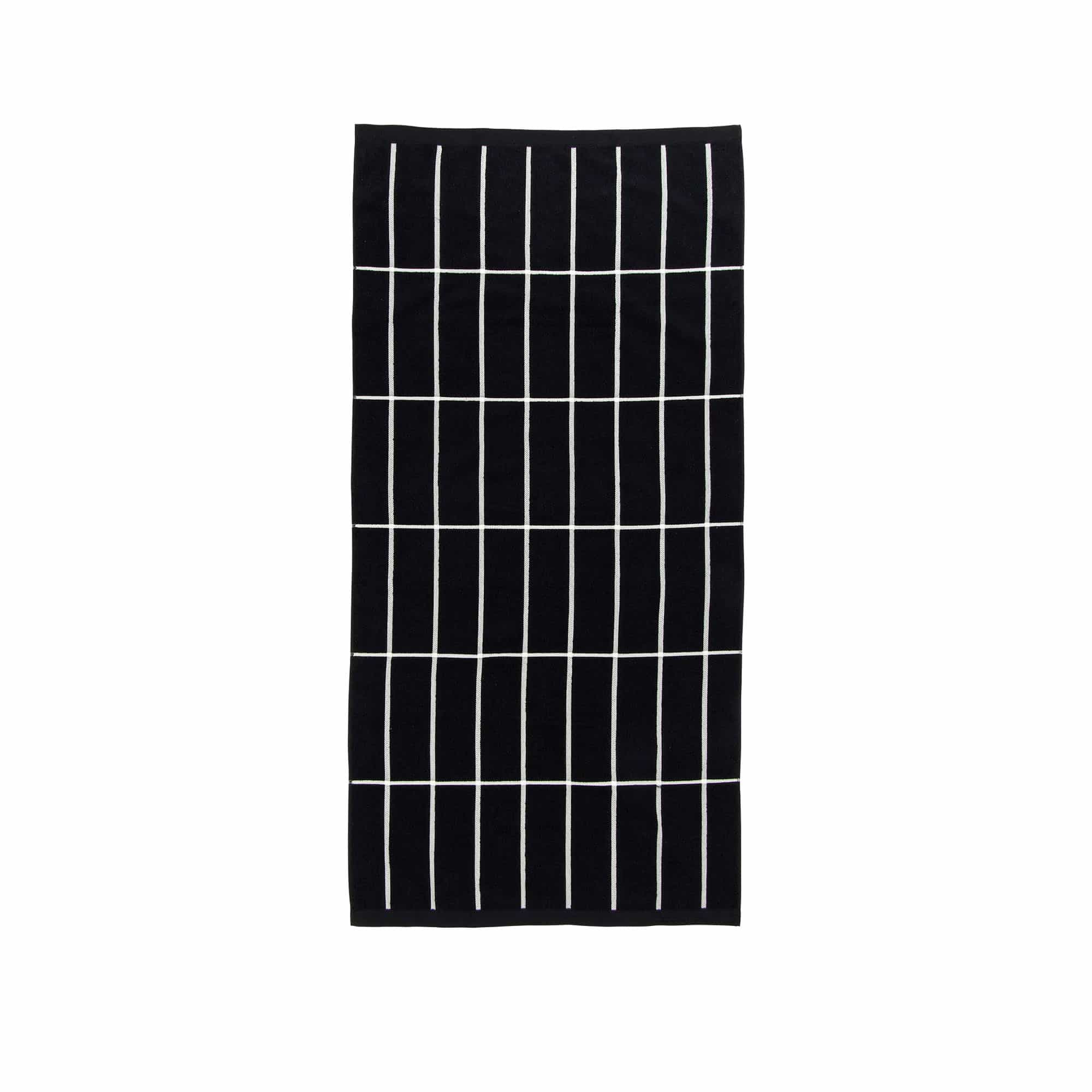 Tiiliskivi Hand Towel 50X70 cm Black, White
