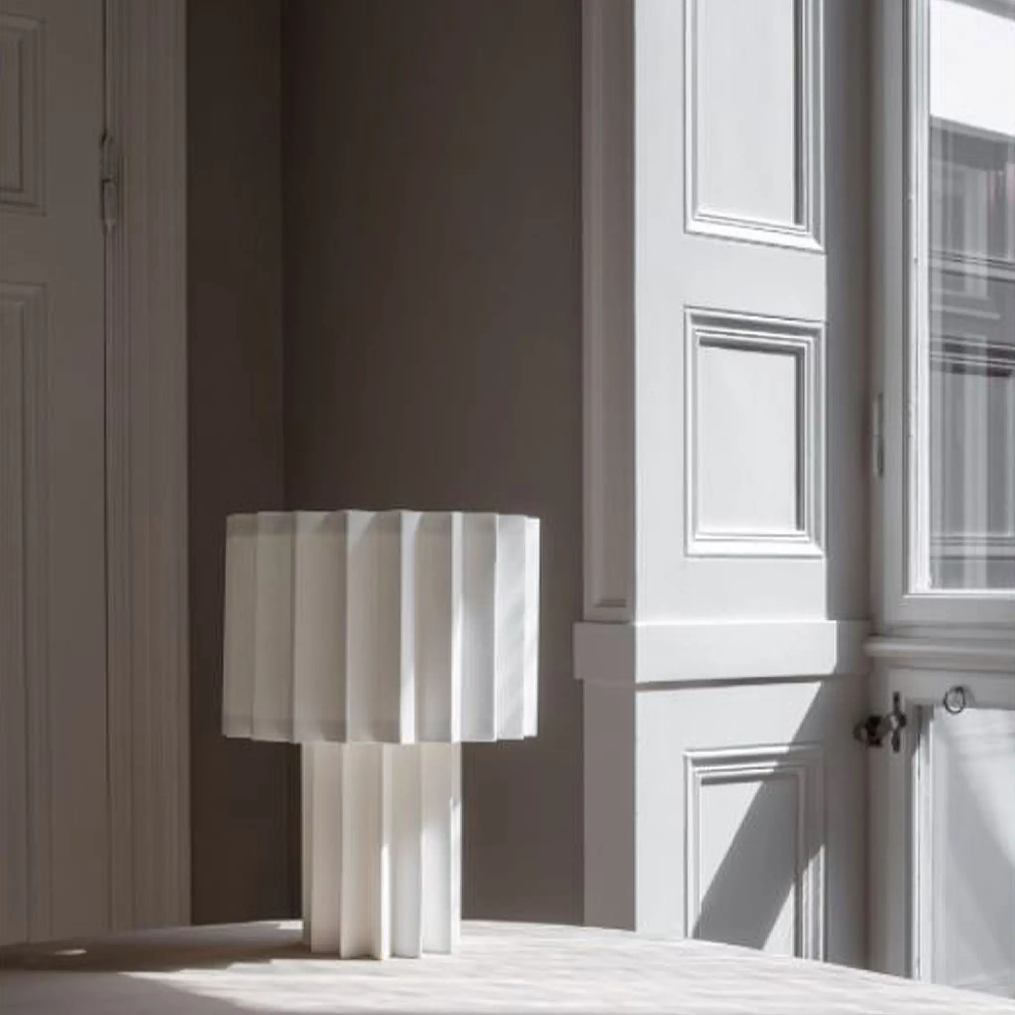 Plissé bordlampe