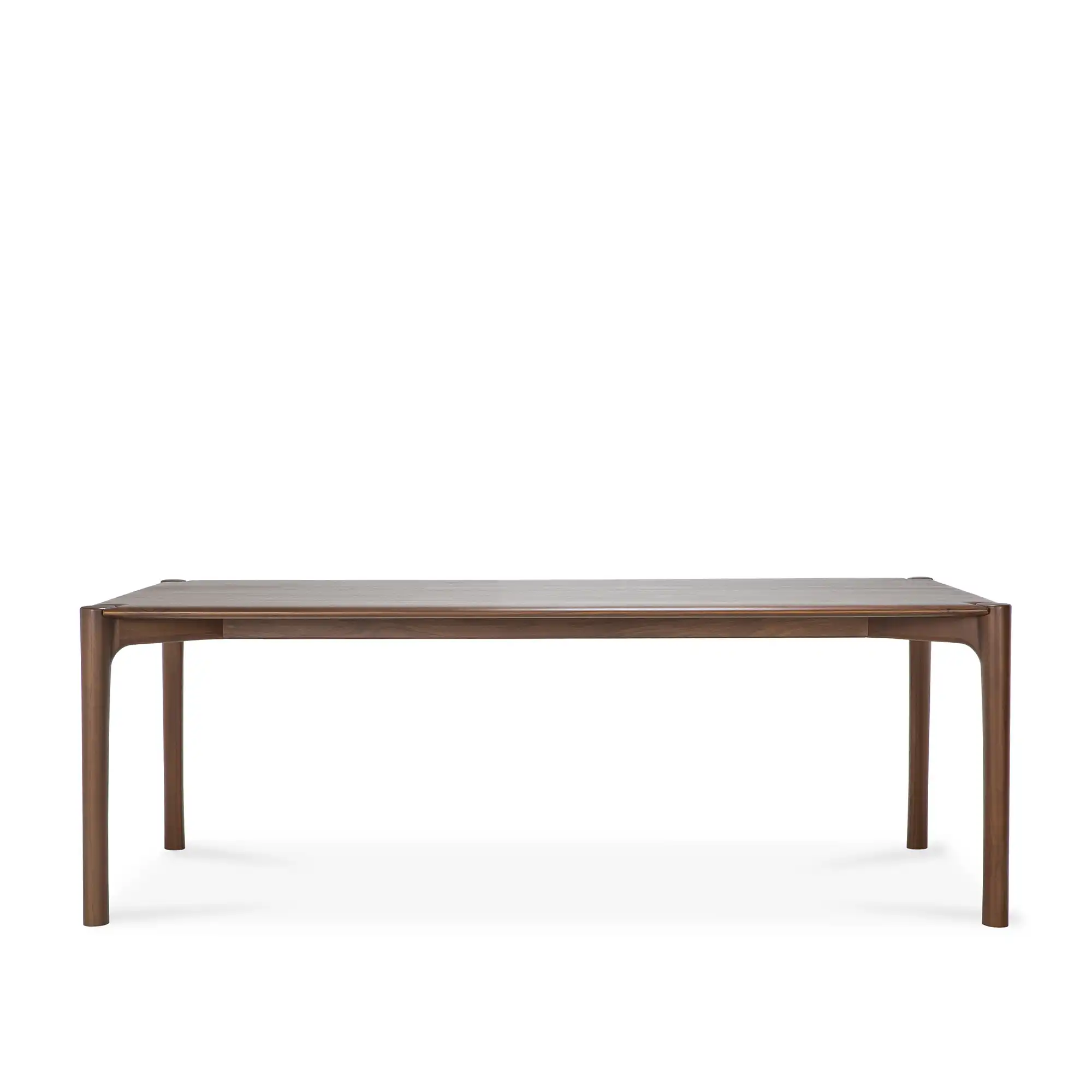 PI Dining Table - Varnished Teak - Brown - Rectangular, 220 x 95 cm