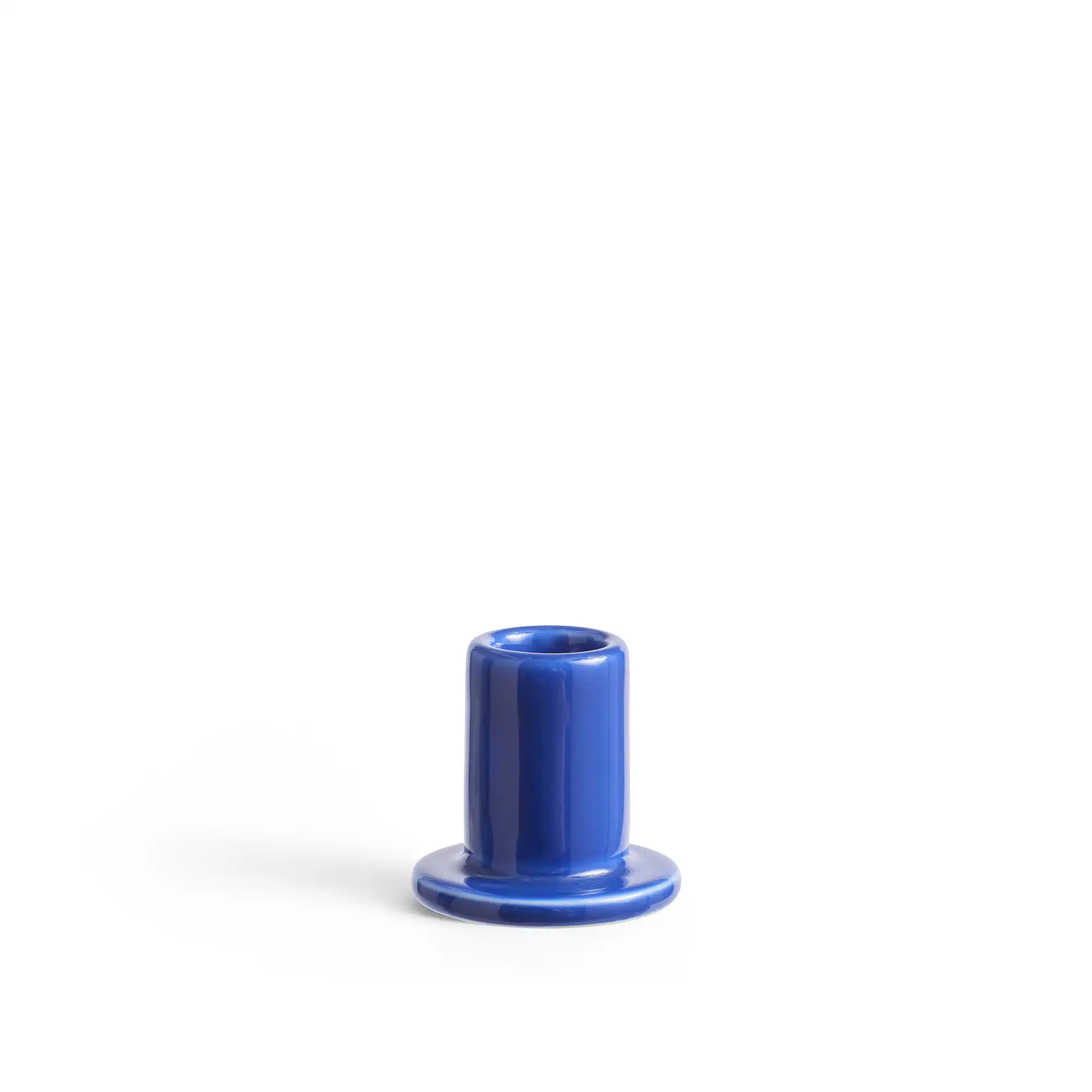 Tube Candleholder Small - Blue