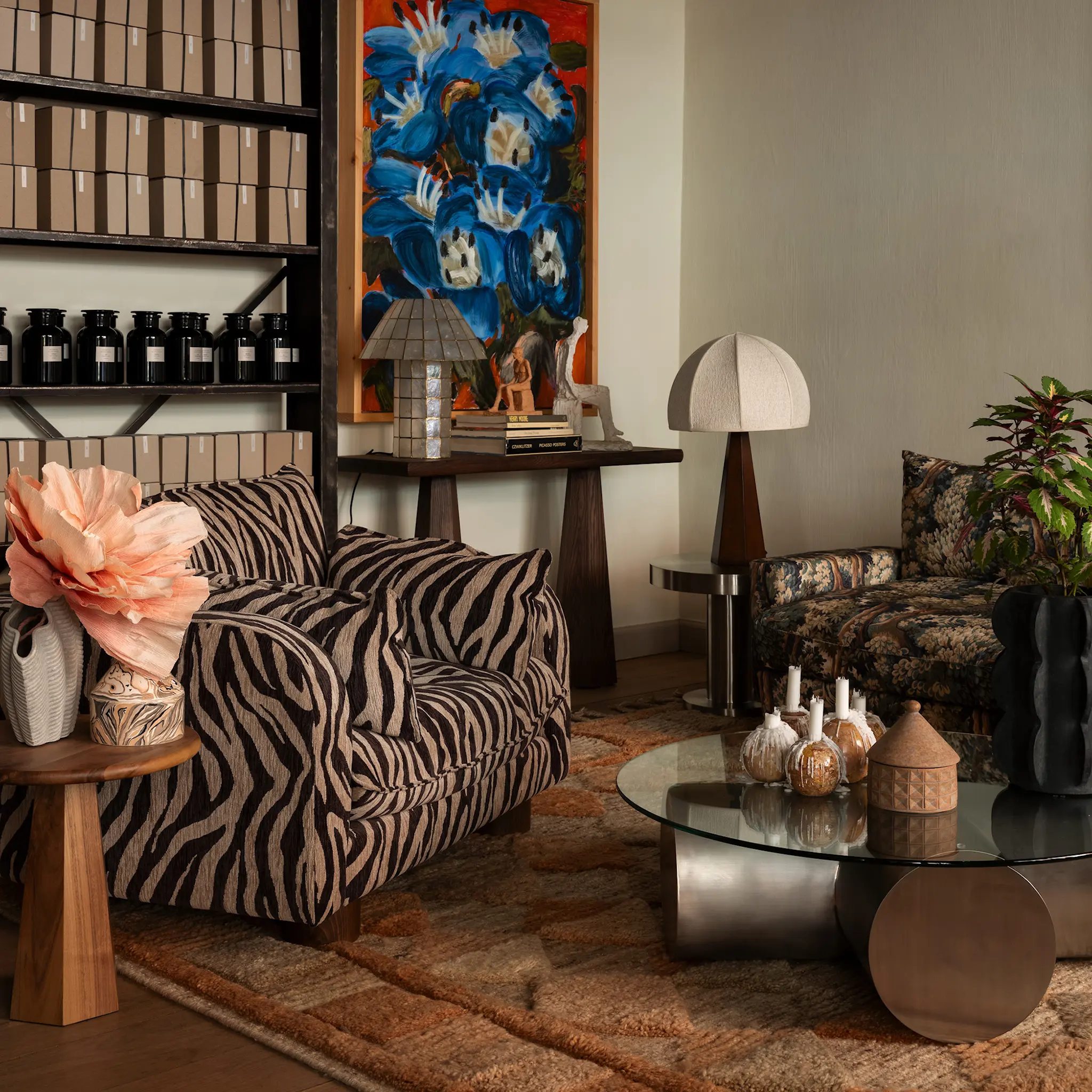 Cross Sofa Table