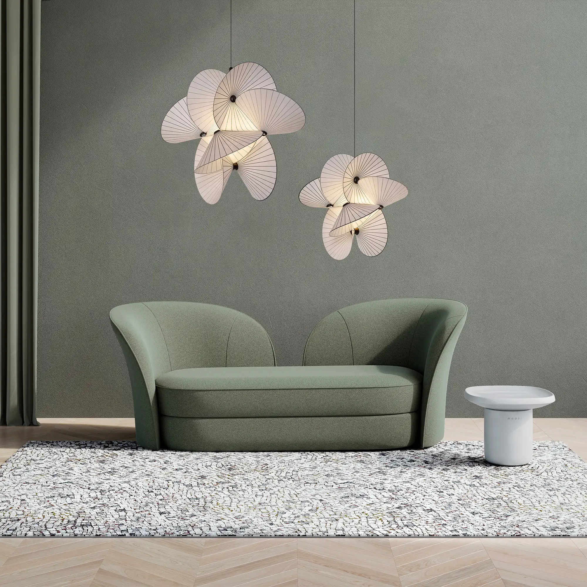 Serpentine Light taklampe 8 Large
