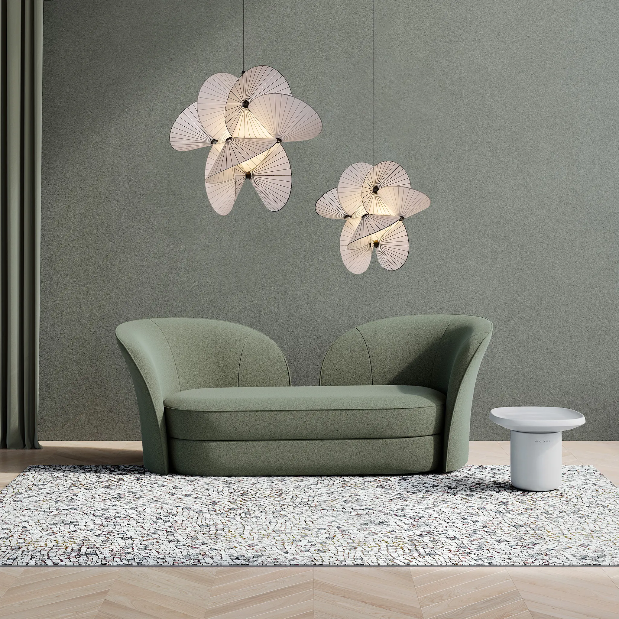 Serpentine Light taklampe 8 Large