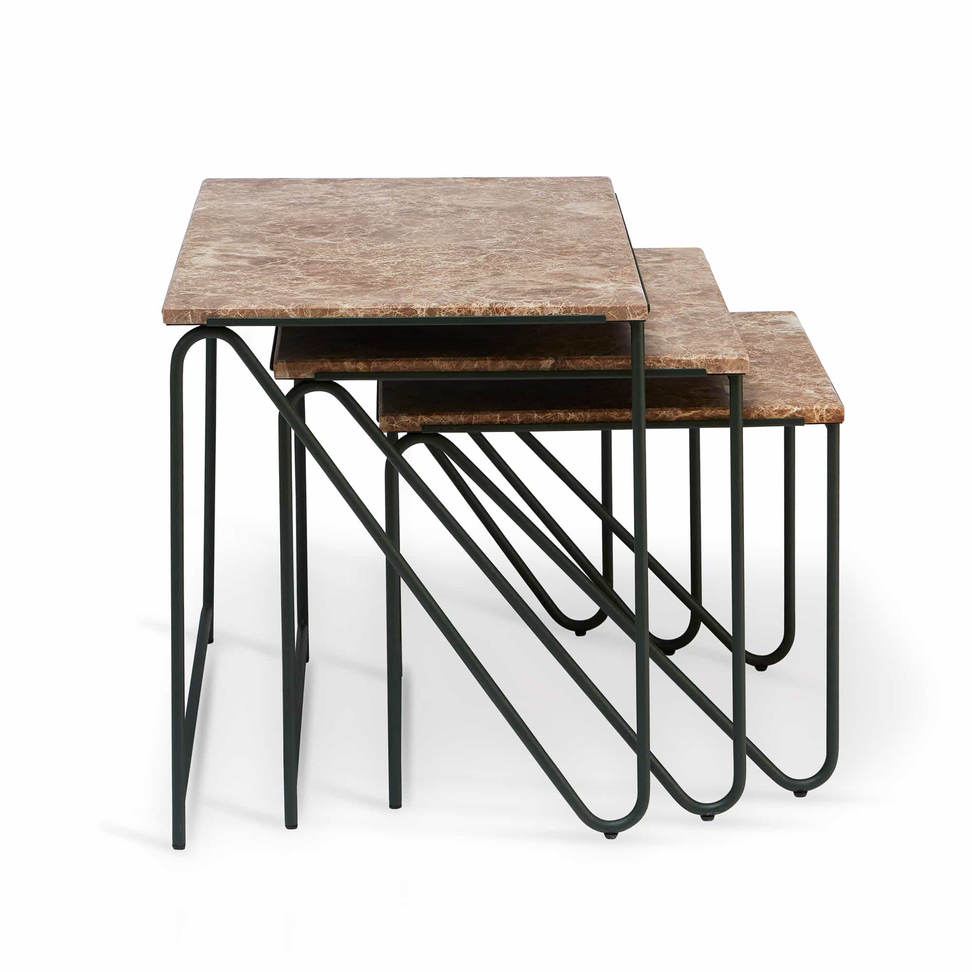 Triptych Nesting Table
