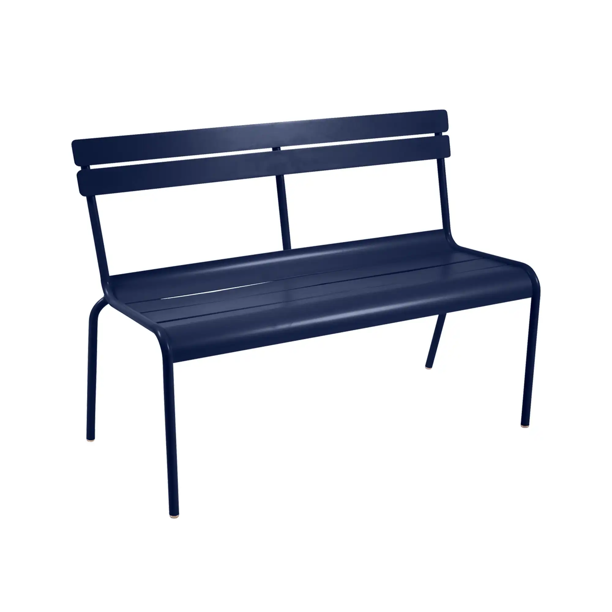 Luxembourg Bench with Backrest Deep Blue 92