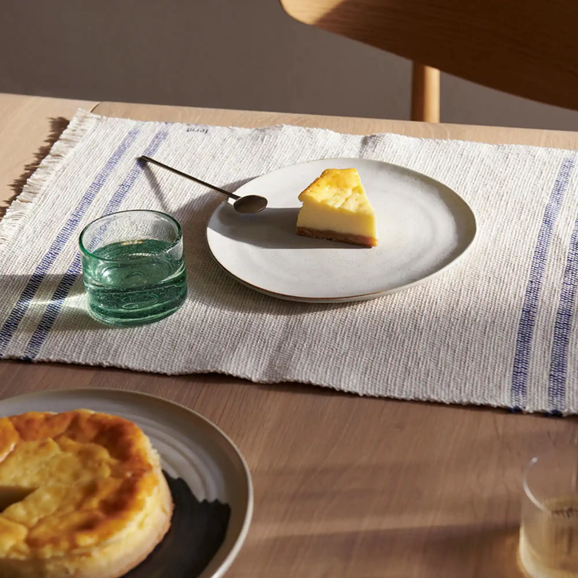 Savor Placemat Off-White/Blue