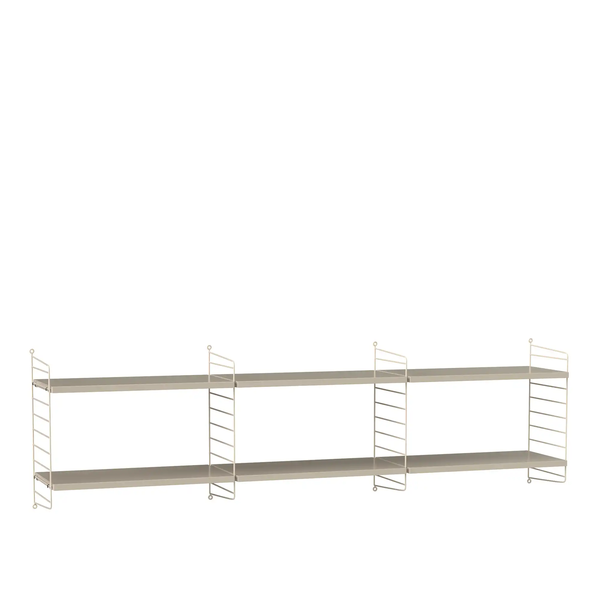 Stue hyllesystem O beige/beige