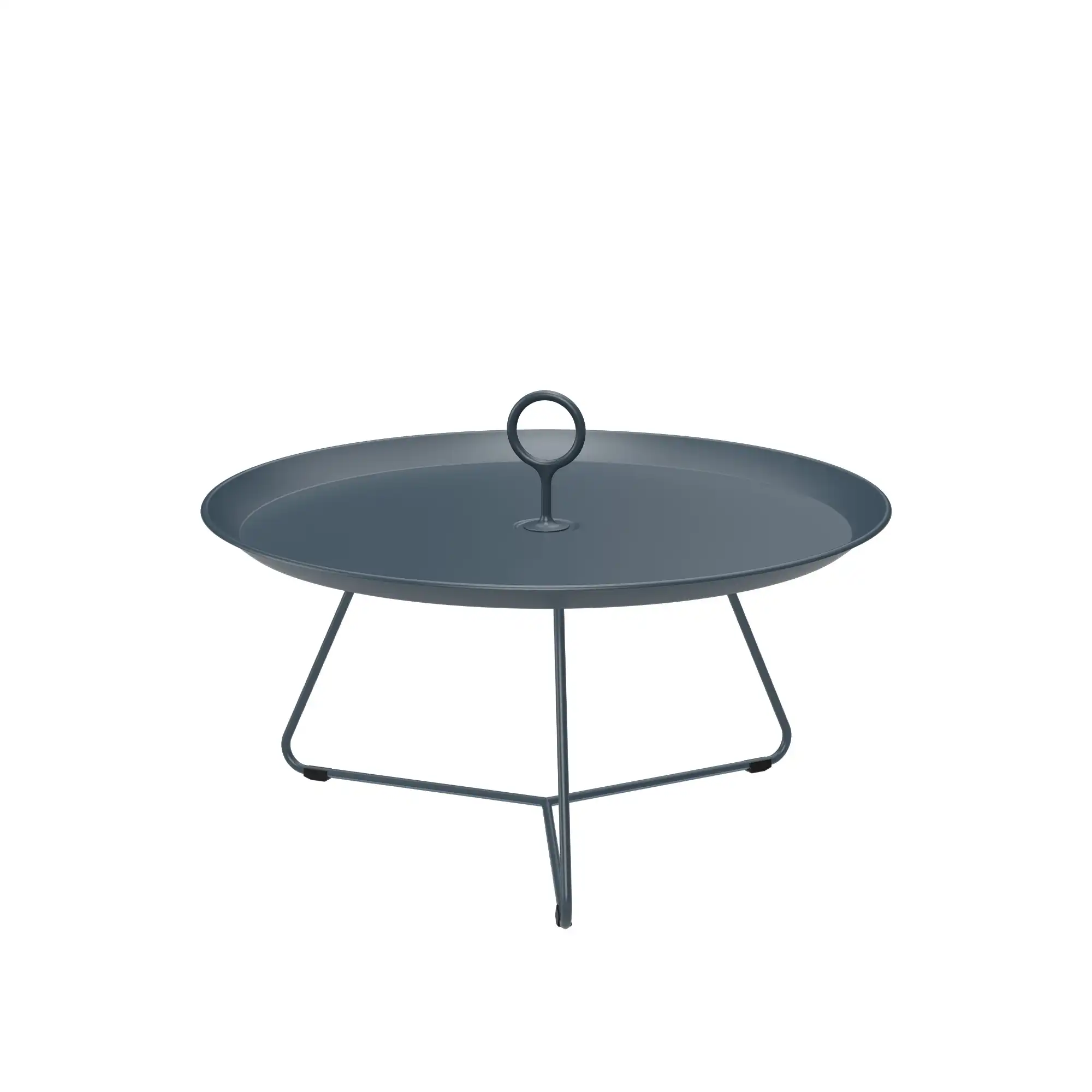 EYELET Tray Table - Ø 70 cm - Midnight Blue