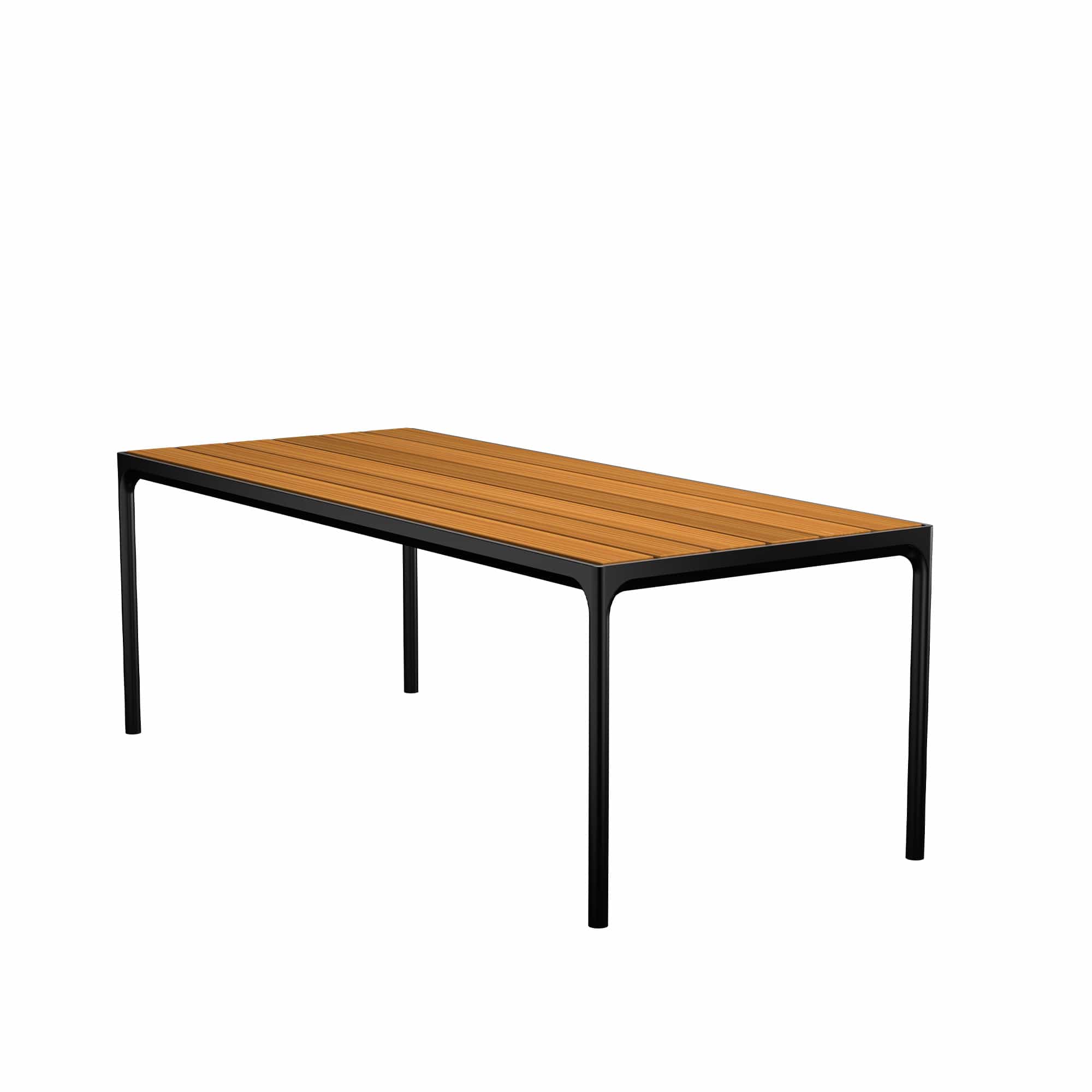 FOUR Table - Bamboo/Black