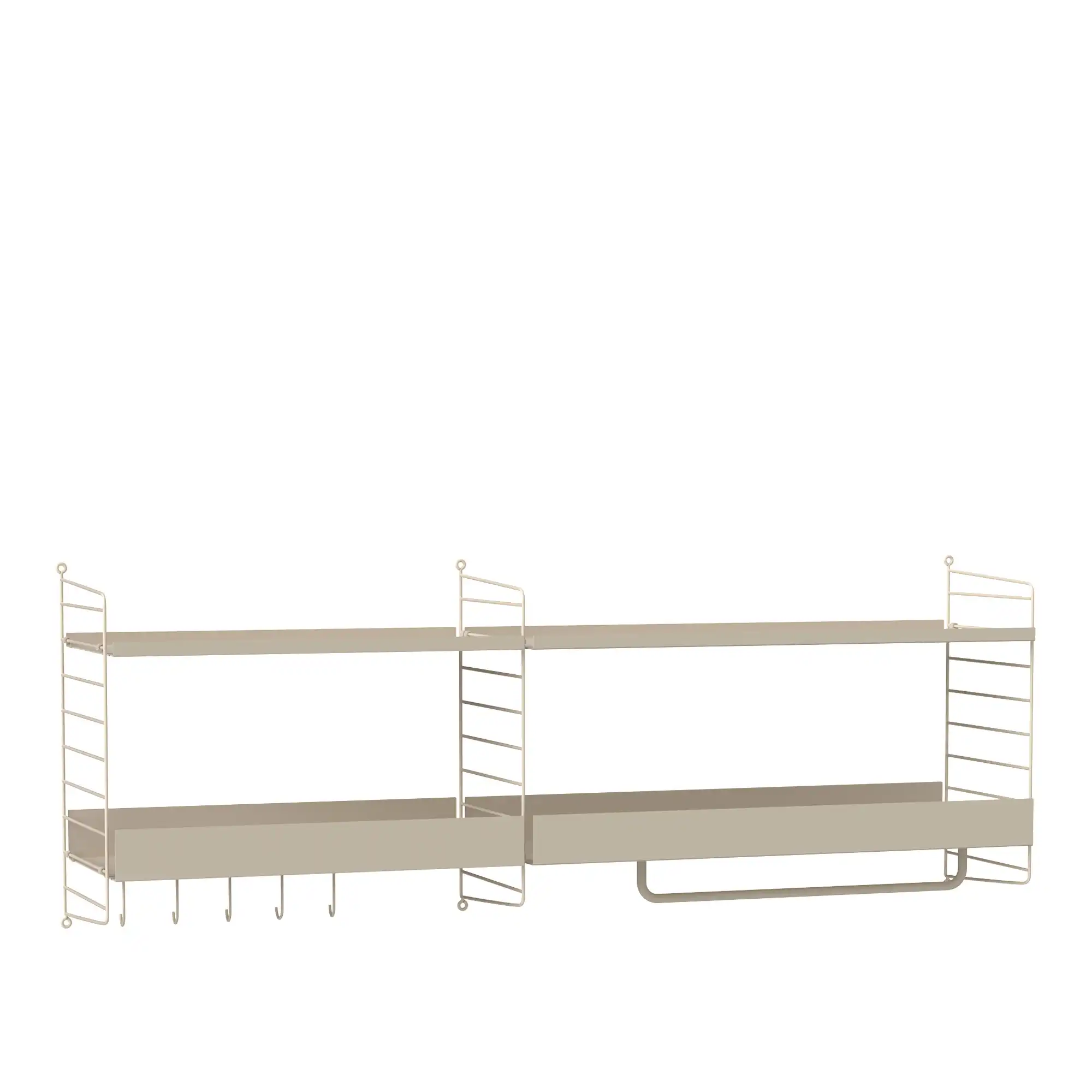 Hall hyllsystem J beige/beige