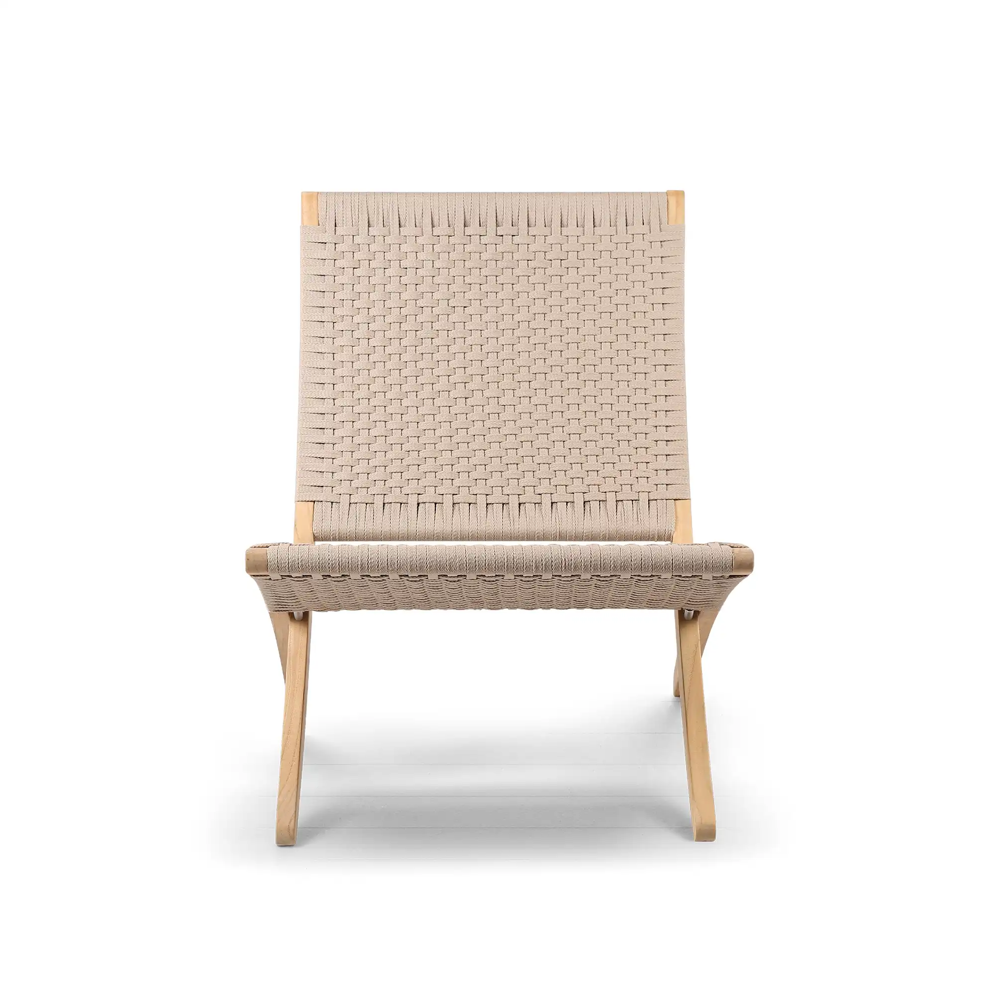 MG501 Outdoor Cuba Chair, Ubehandlet teak/Charcoal 1402