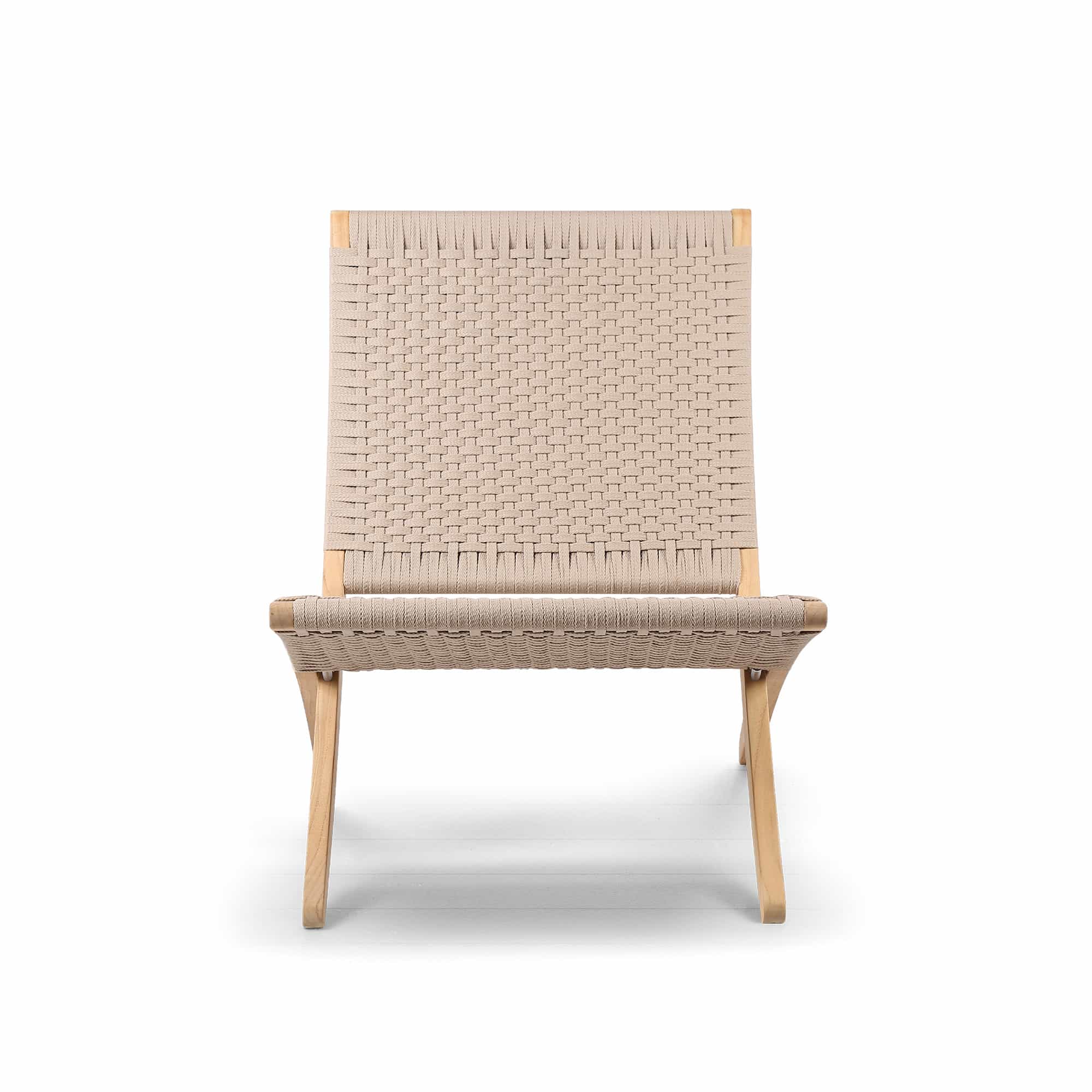 MG501 Outdoor Cuba Chair, Ubehandlet teak/Charcoal 1402