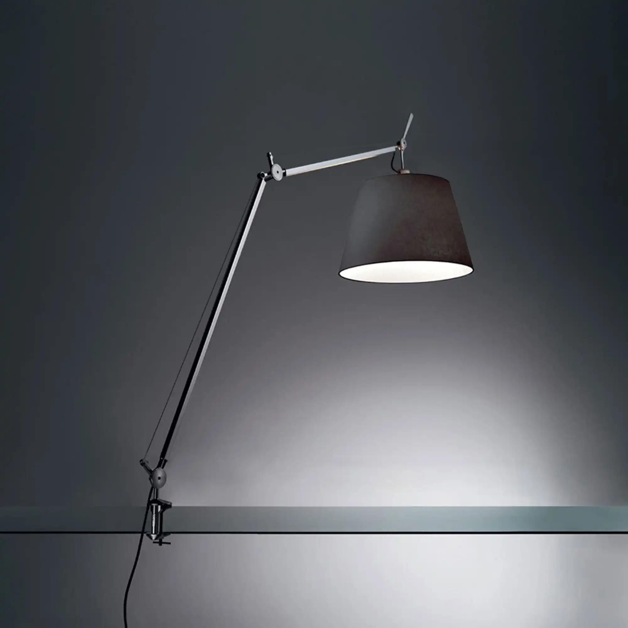 Tolomeo Mega Skrivebordslampe - Aluminium - Sort