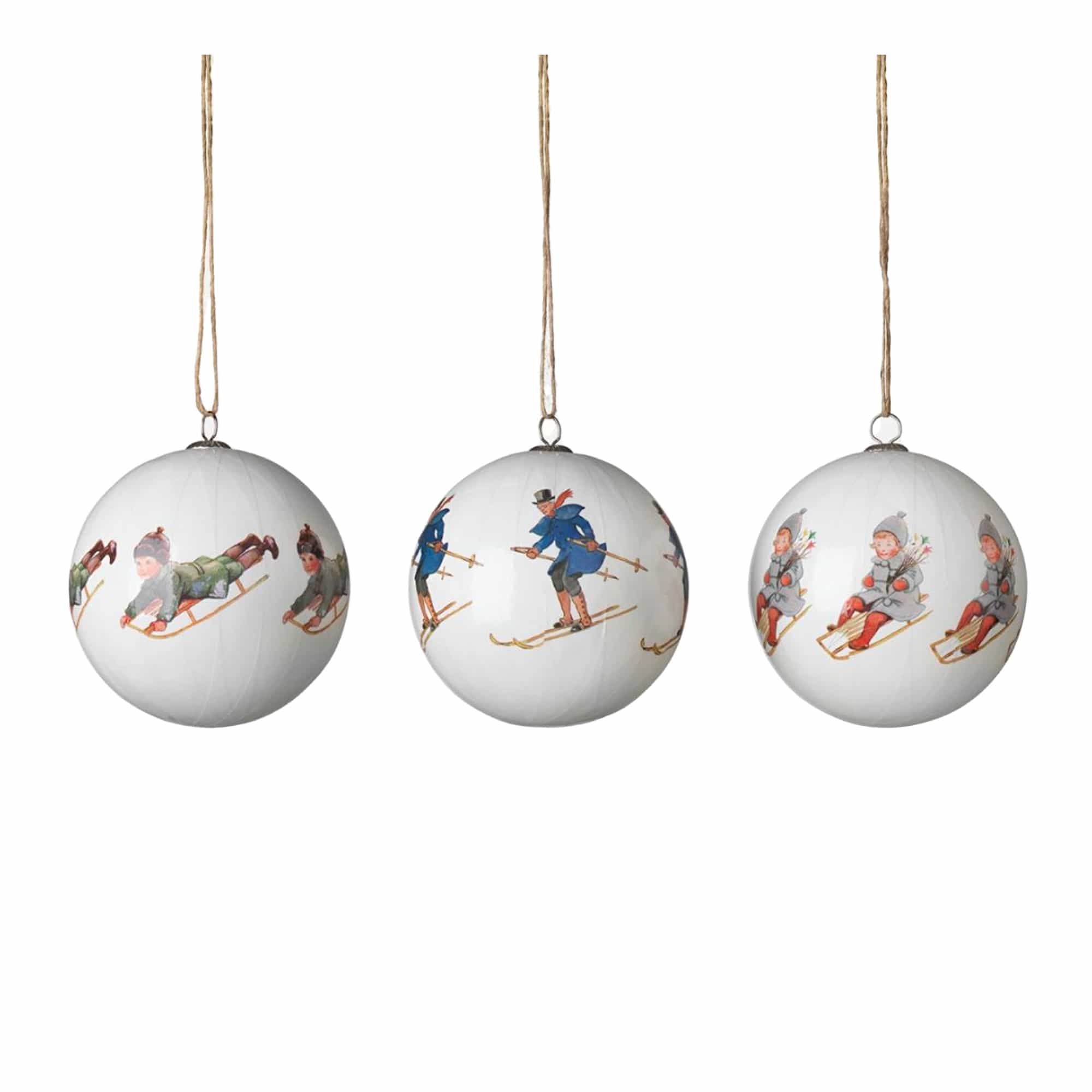 Elsa Beskow Christmas Tree Ornaments, Set of 3, Uncle Blue & Co