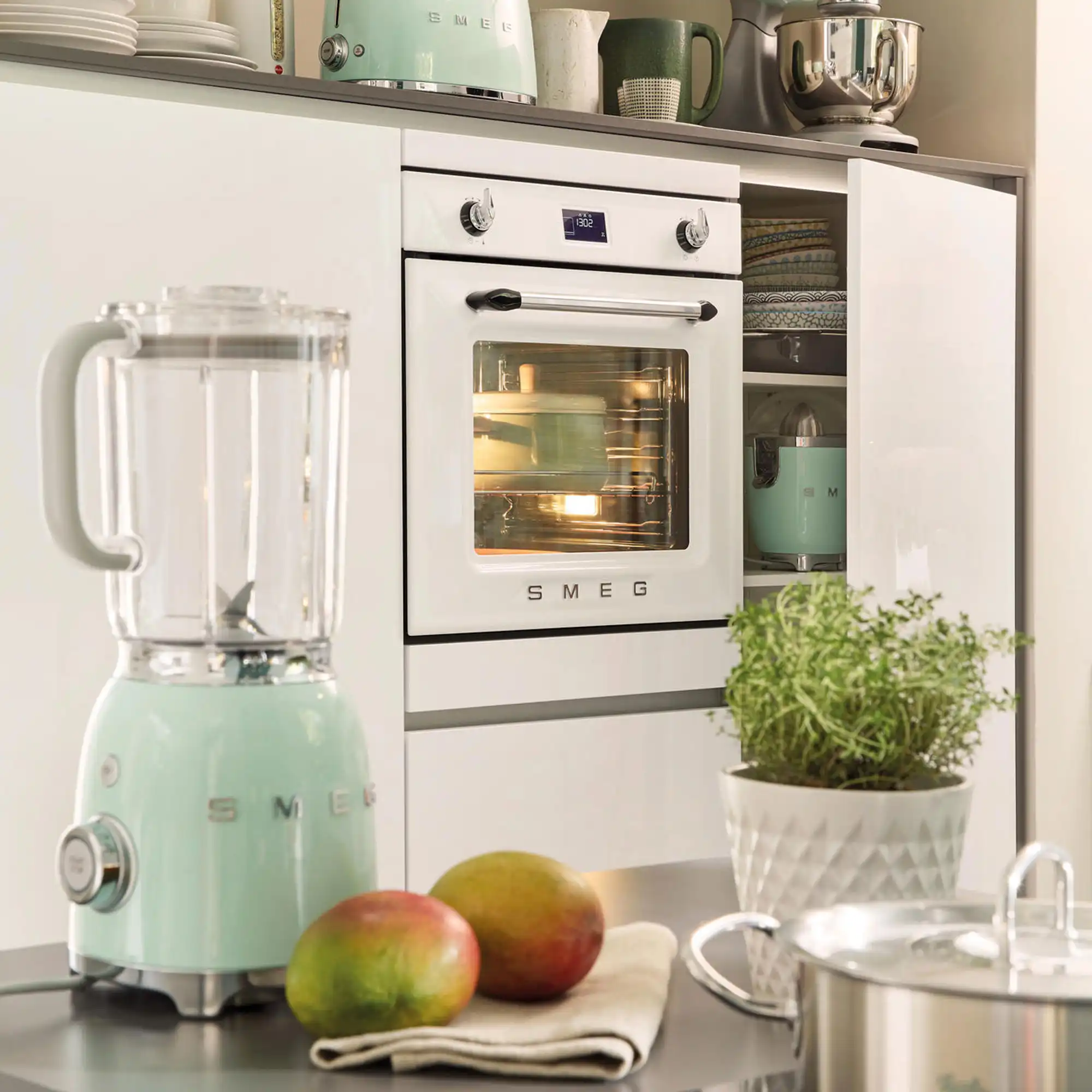 Smeg Blender Pastel Green