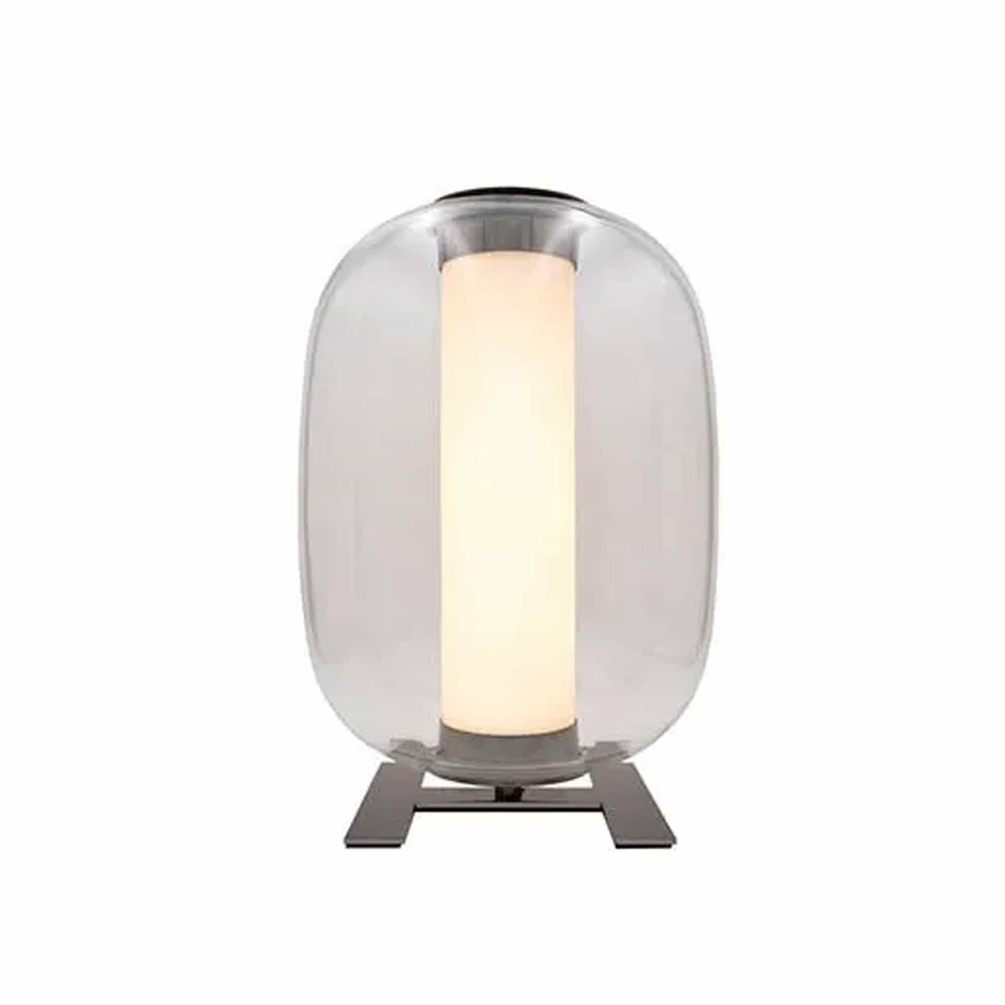 Meridiano Table Lamp, Fumè/Black