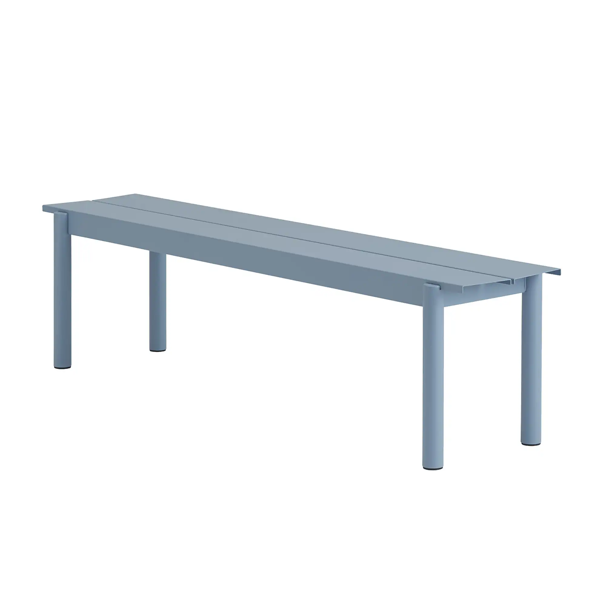 Linear Steel Bench 170 cm Pale Blue