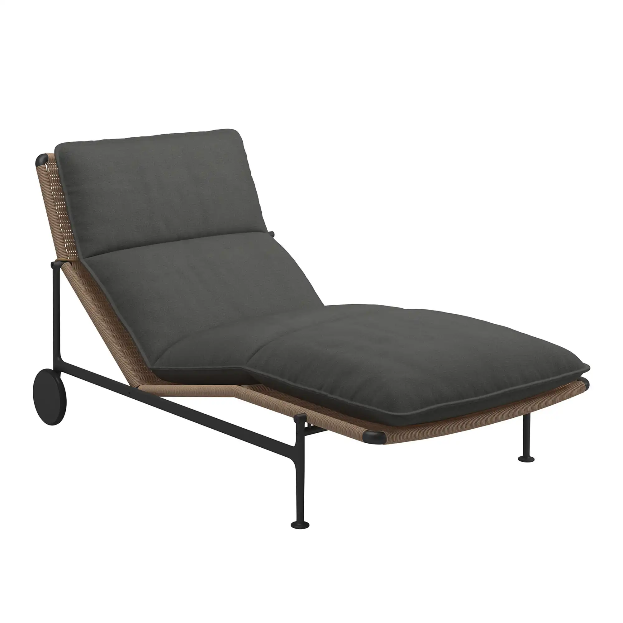 Zenith Lounger - Meteor - Fabric Grade B - Blend Coal