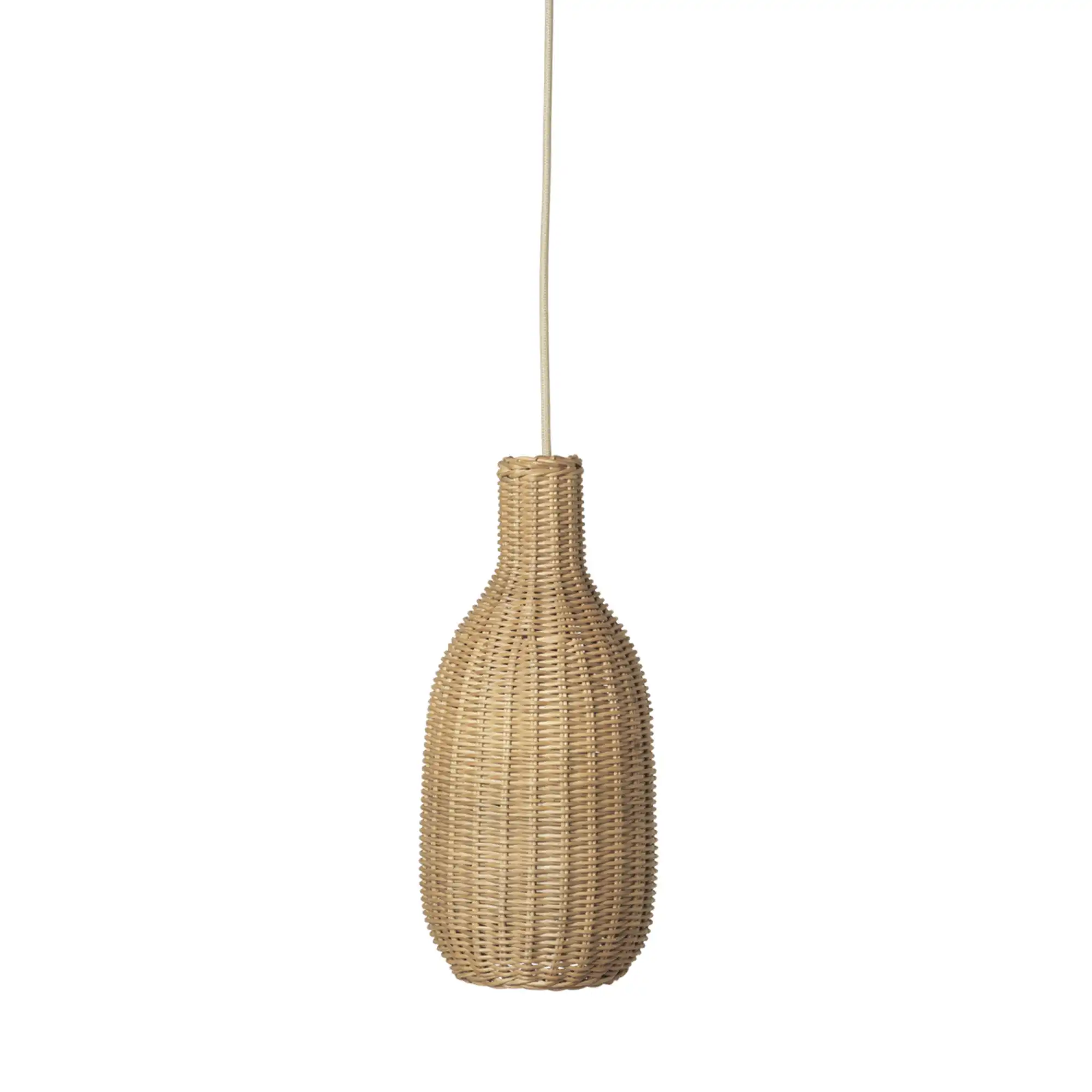 Braided Lampshade Bottle Natural