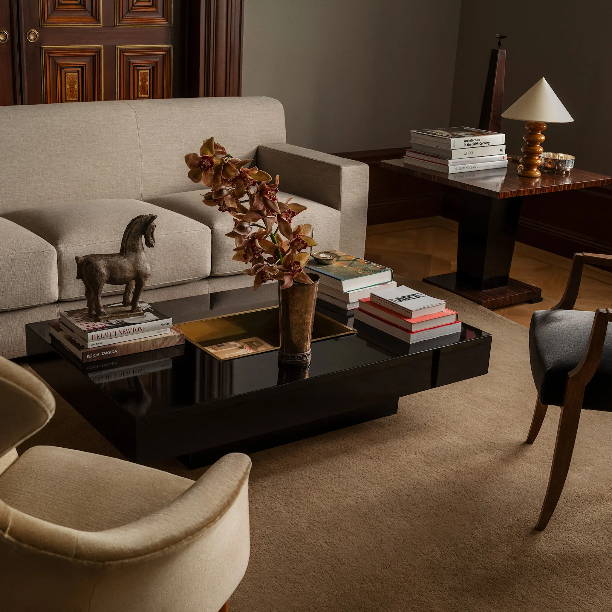 Origin Solid Shadow Beige ullteppe