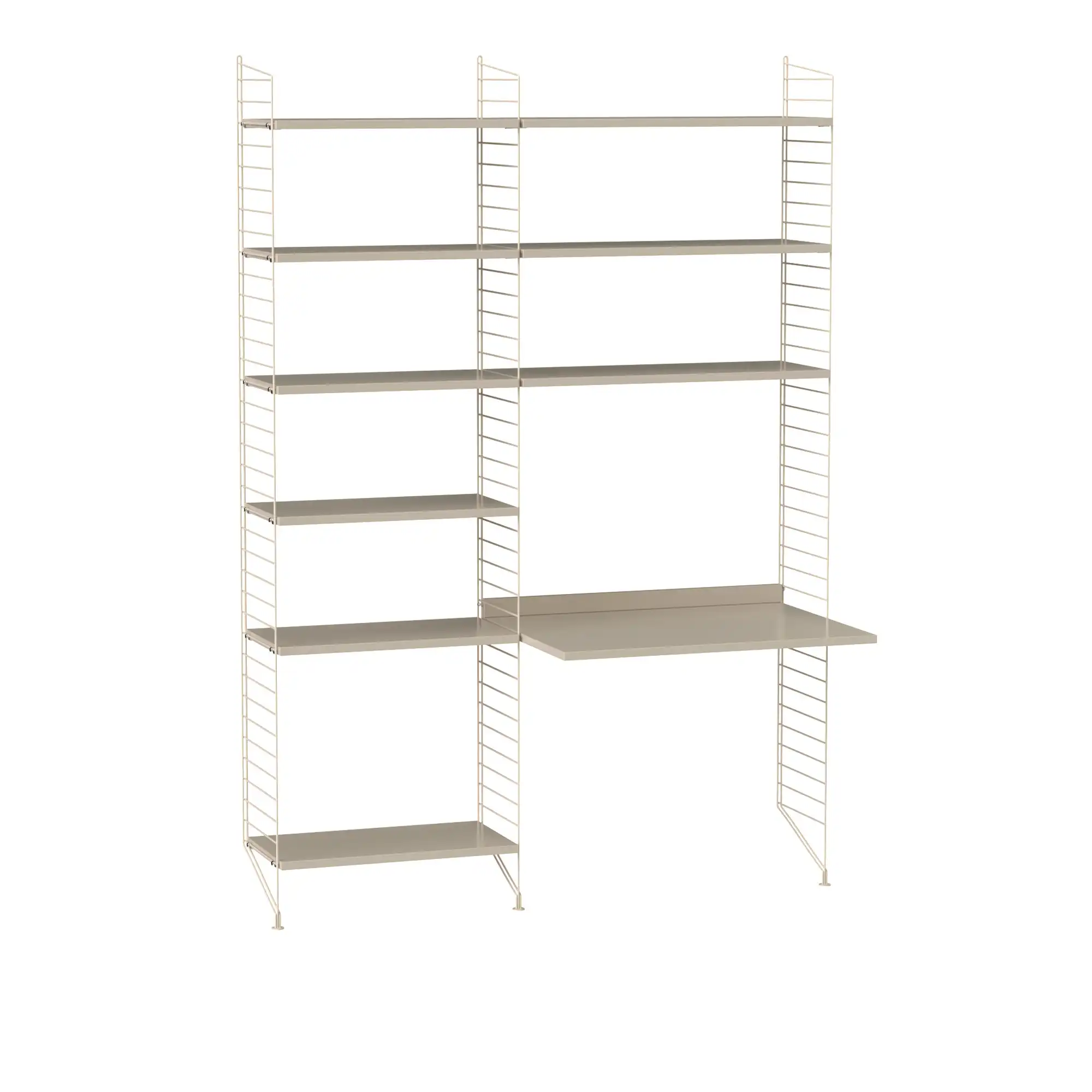 Kontor hyllesystem B beige/beige
