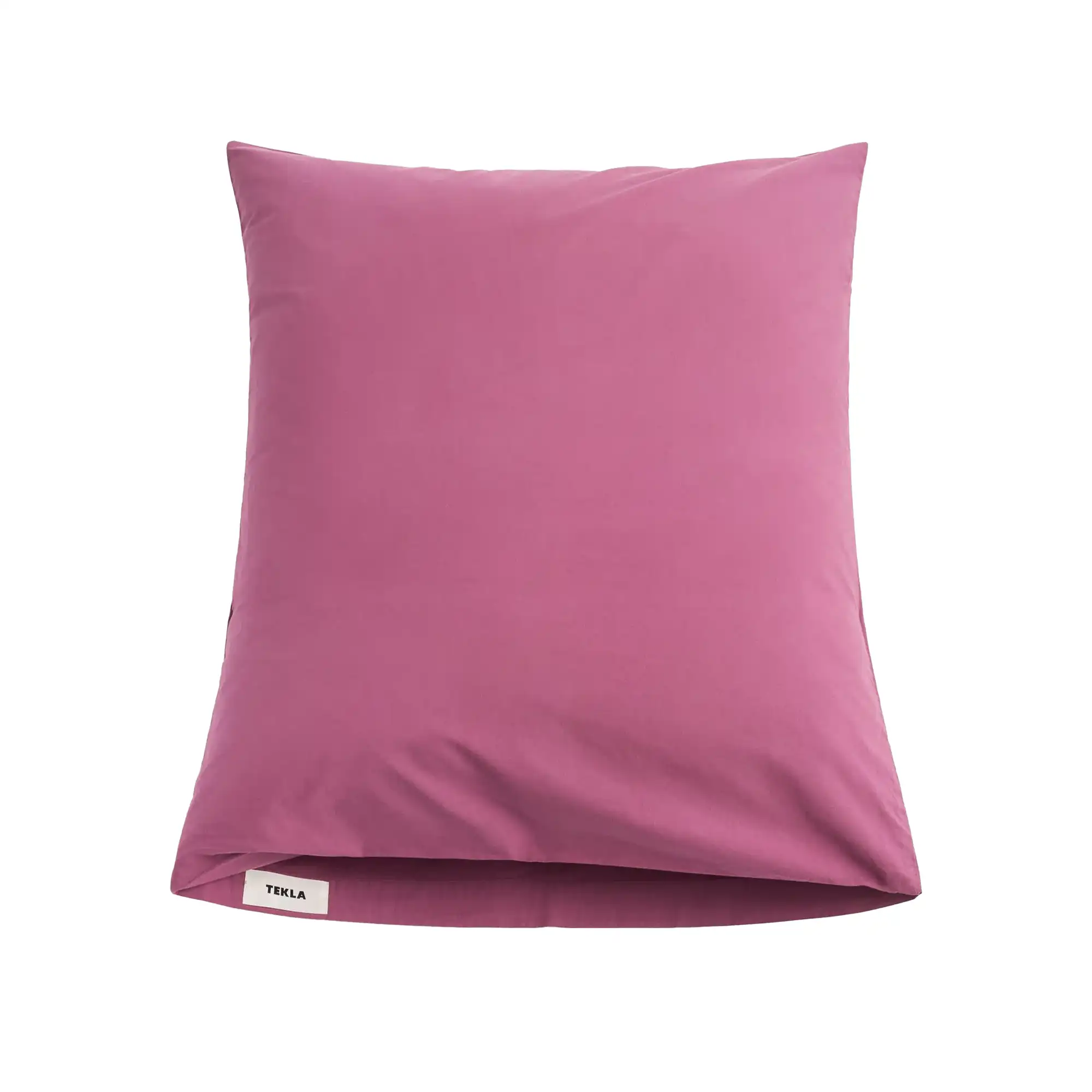 Percale pillow case solid 50x60cm lingonberry