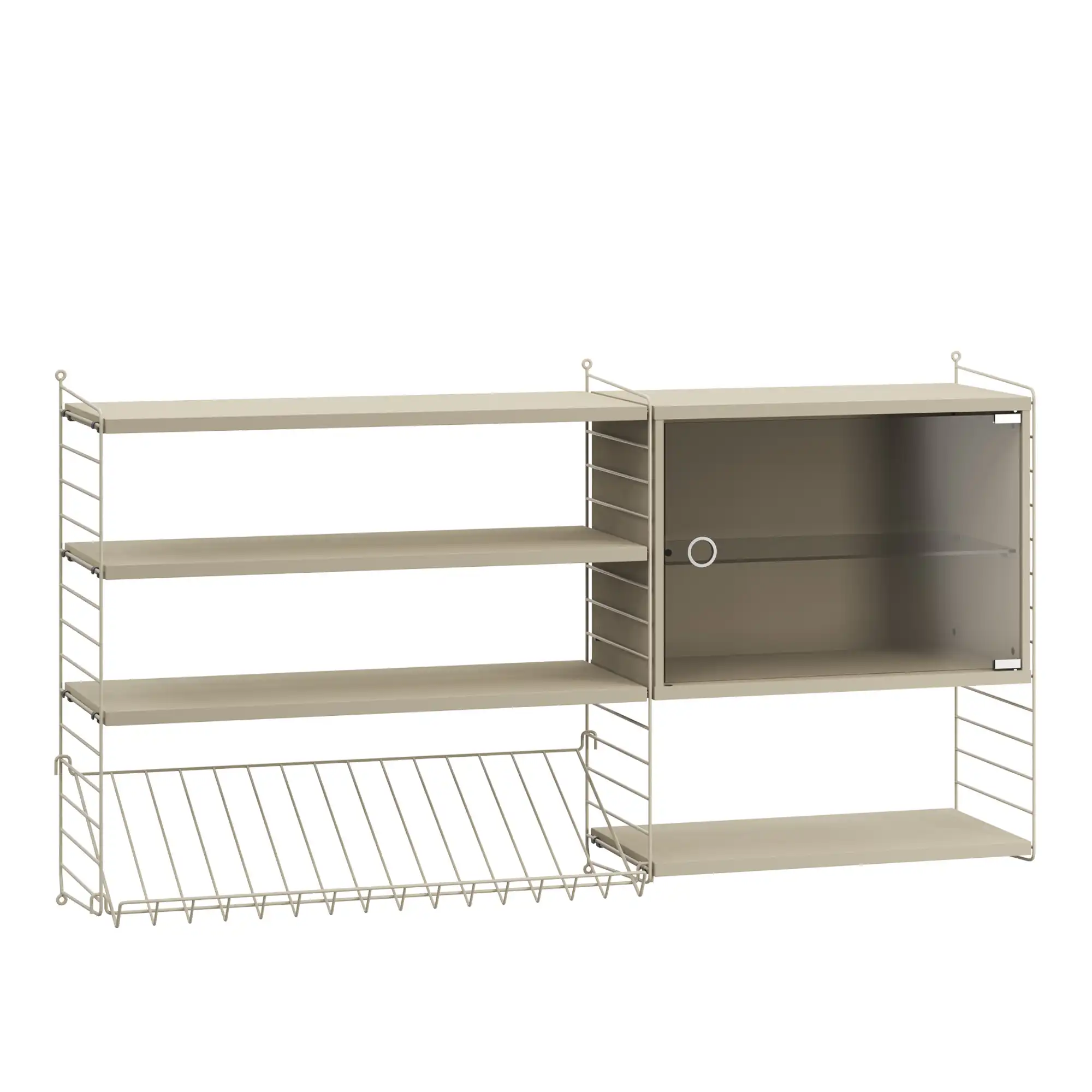Stue hyllesystem S beige/beige