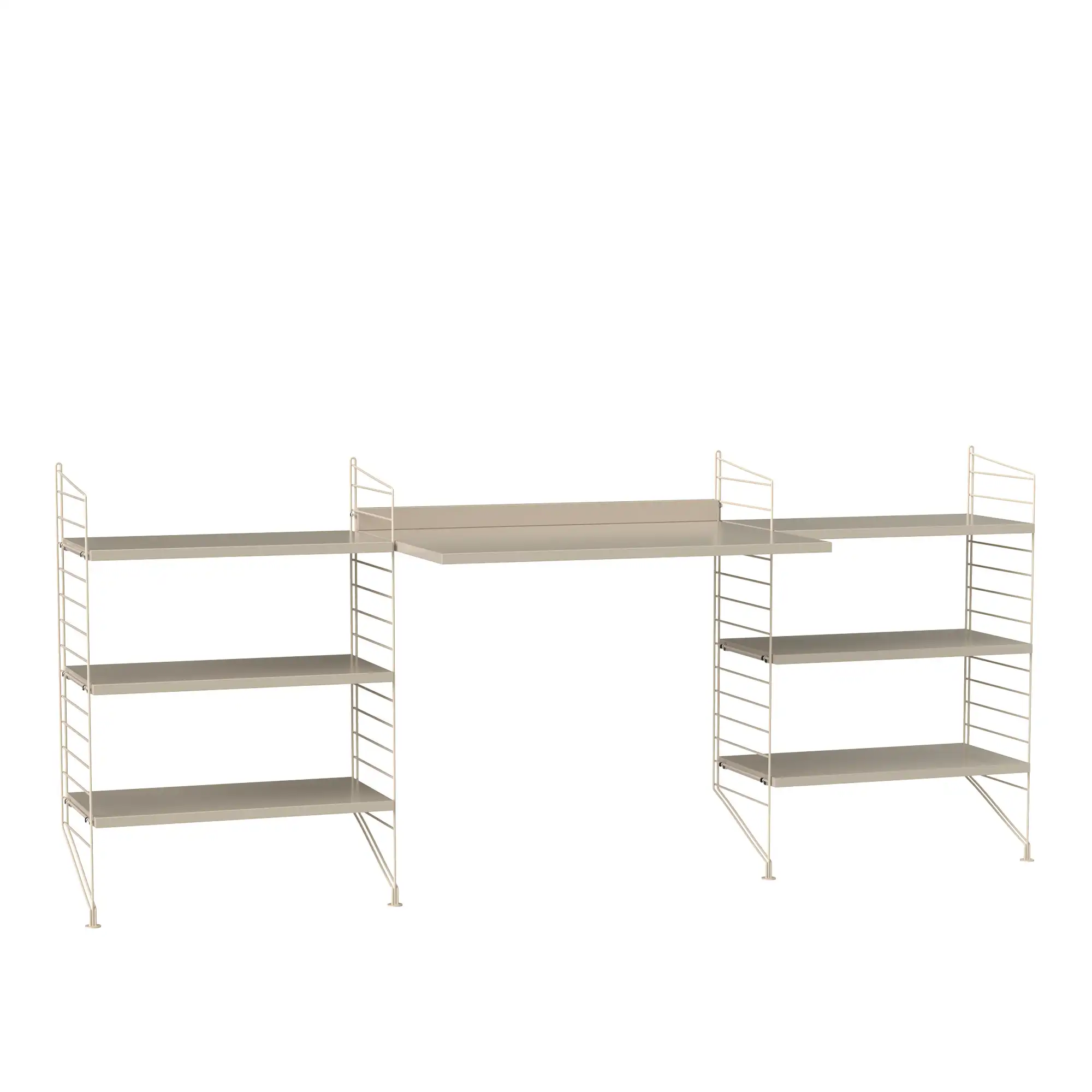 Kontor hyllesystem D beige/beige