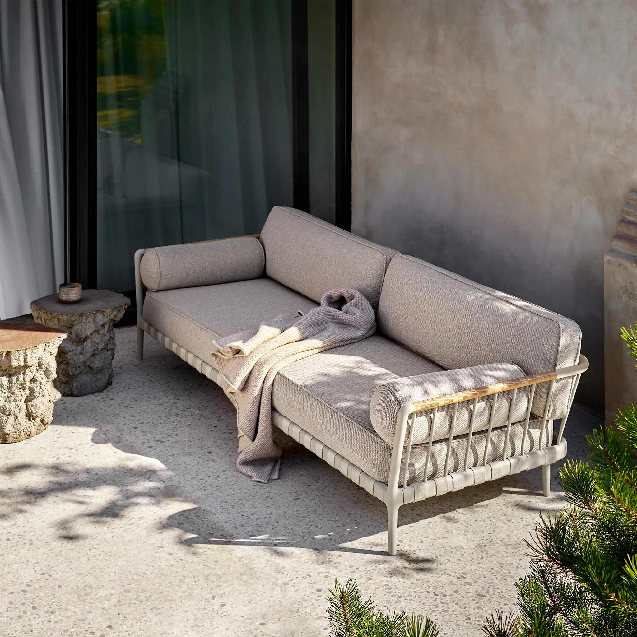 Vipp720 Open-Air trekk 3-seters utesofa