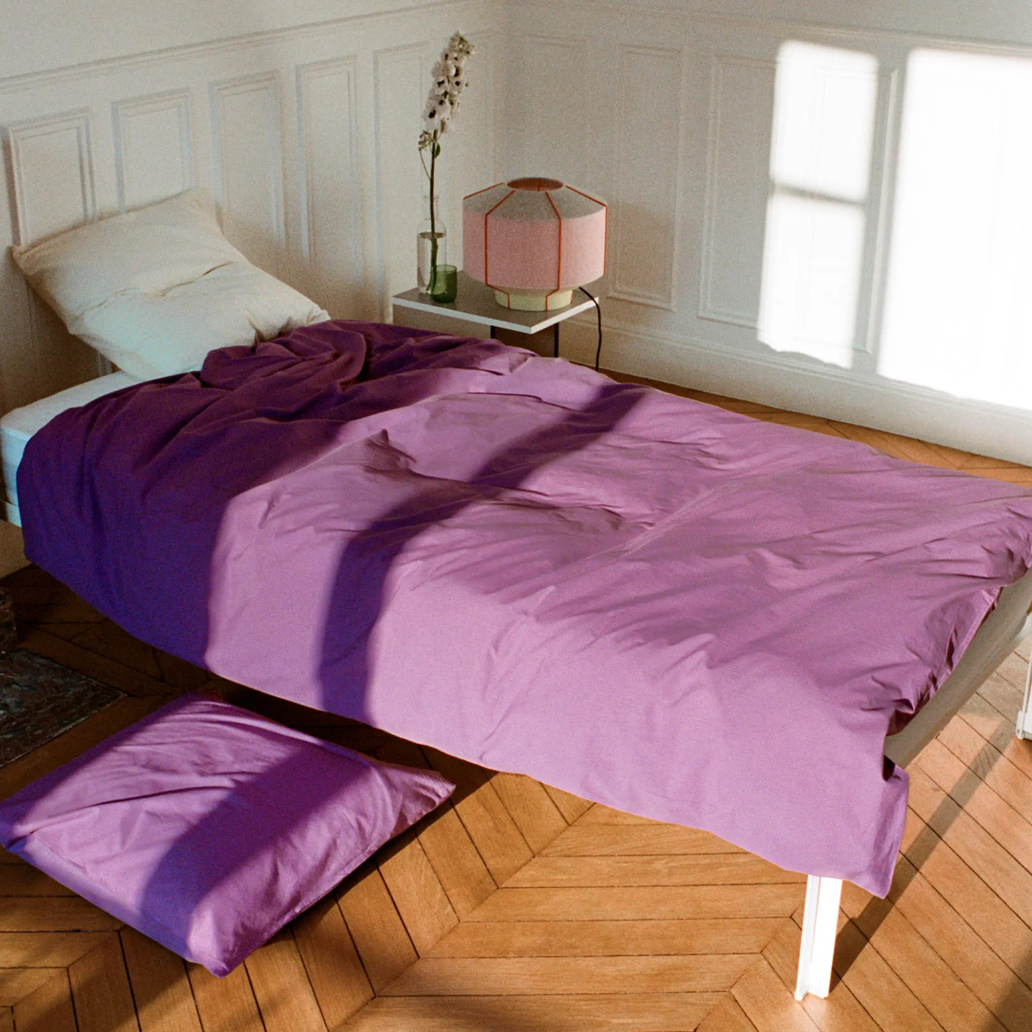 Duo Duvet Cover 220 x 220 - Ivory