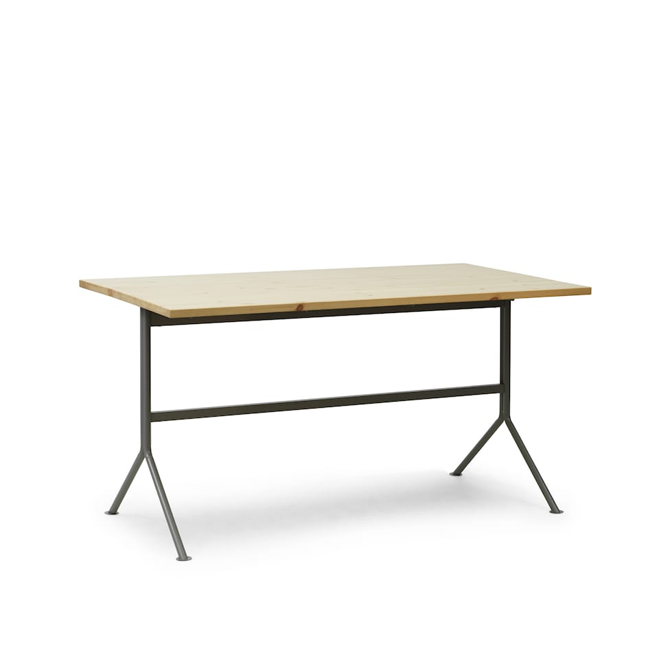 Kip Desk Grey Steel