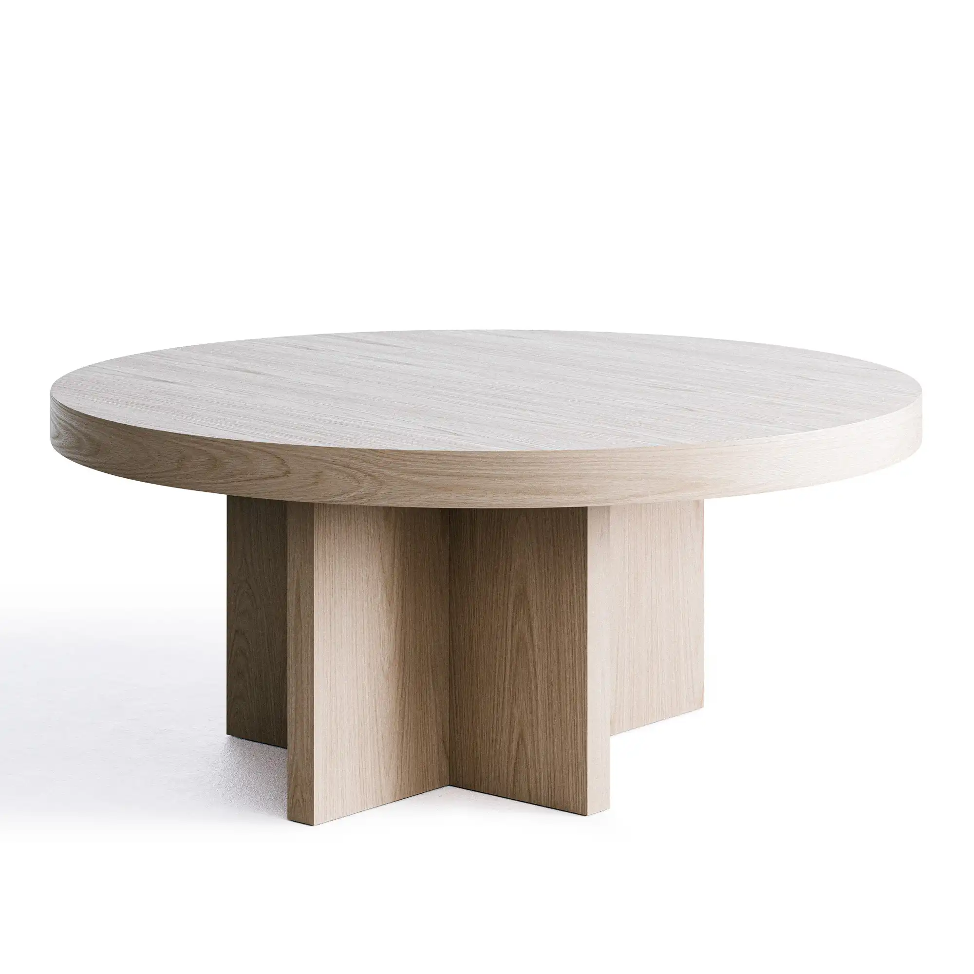 L.A. Round Coffee Table Ø90 Light Oak