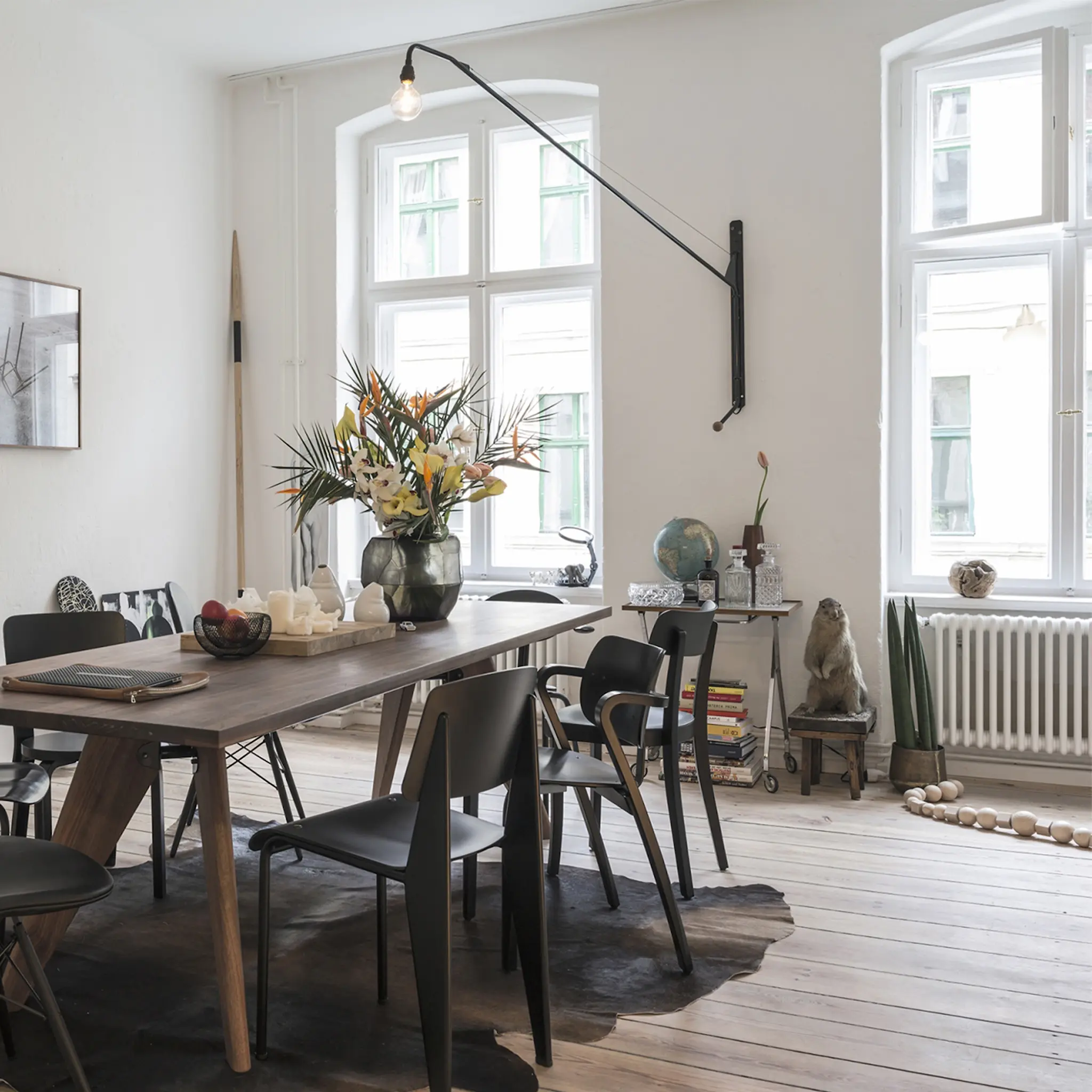 Potence vegglampe