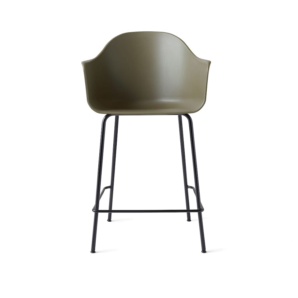 Harbour Counter Chair - Sort stål