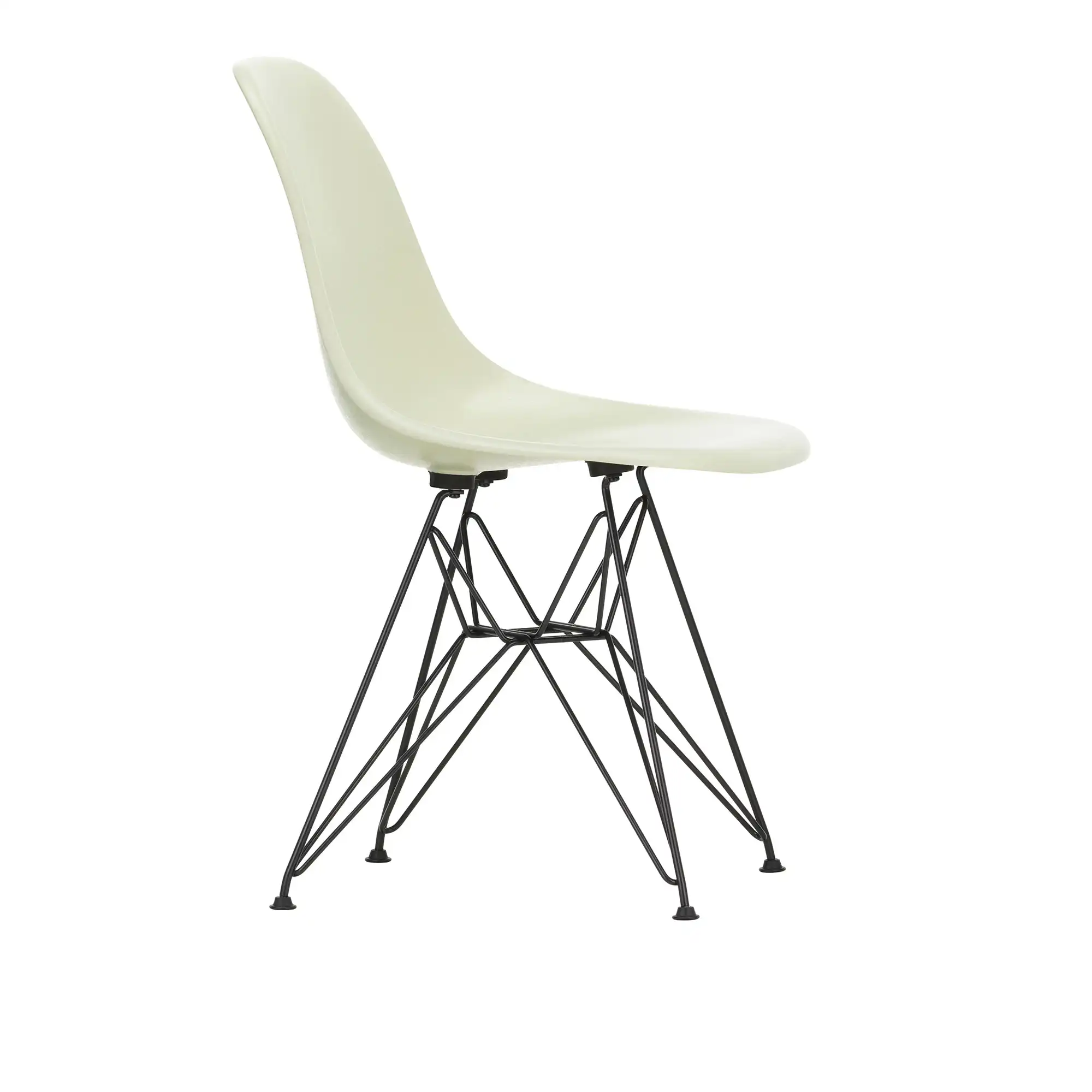 Eames Fiberglass Chair DSR stol Basic Dark