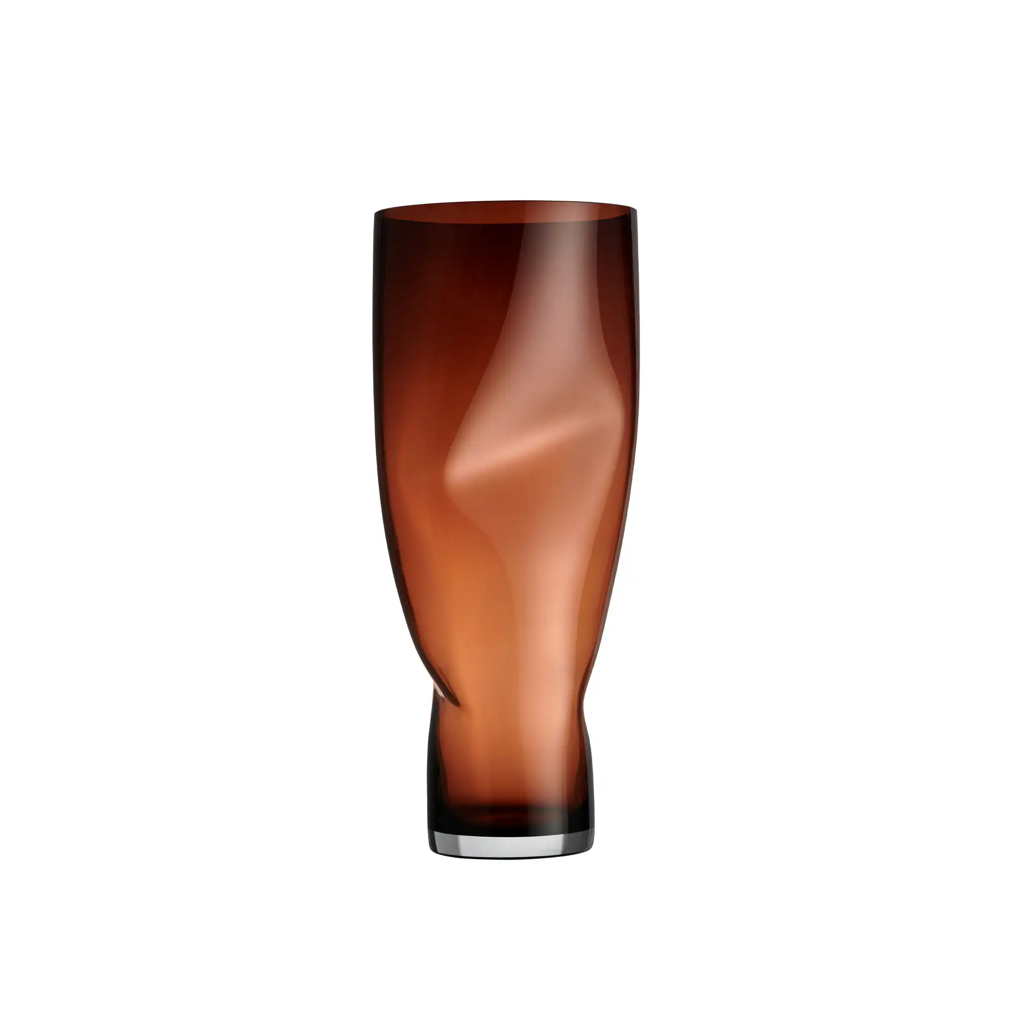 Klem vase solnedgang brun 500 mm