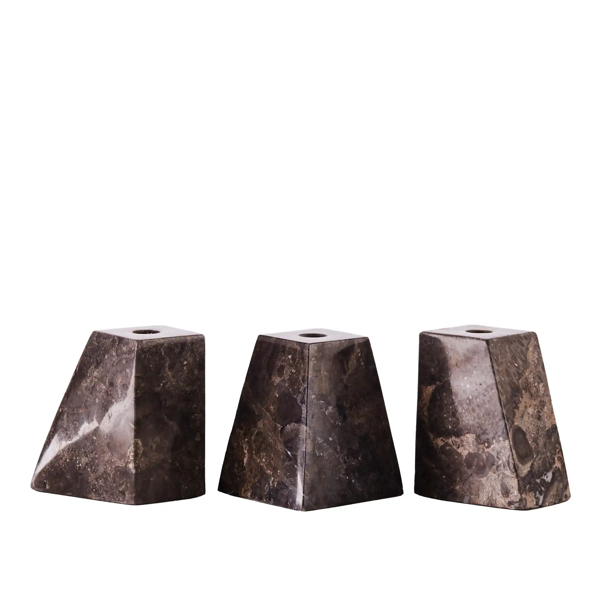 DD Pyramid Candle Holder Set Of Three